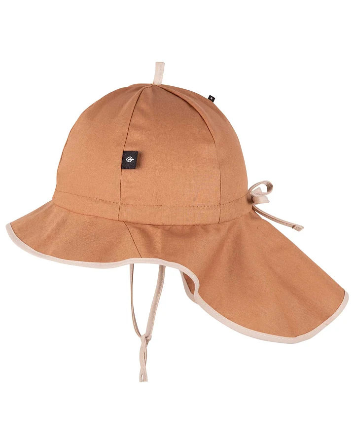 Pure Pure by Bauer - UV-Sonnenhut mit Nackenschutz und Bändern coconut