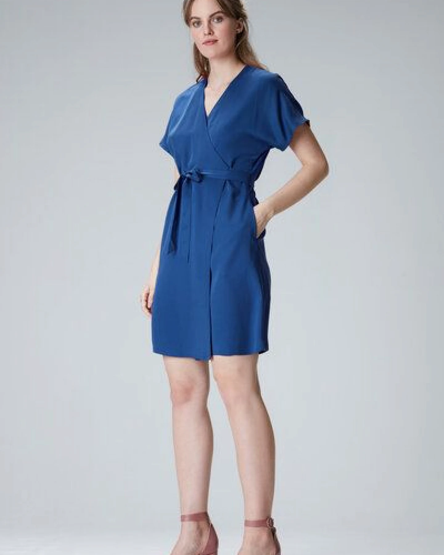 Studio Hertzberg Wickelkleid "CAAR-MEN" aus Tencel – Ansicht 2