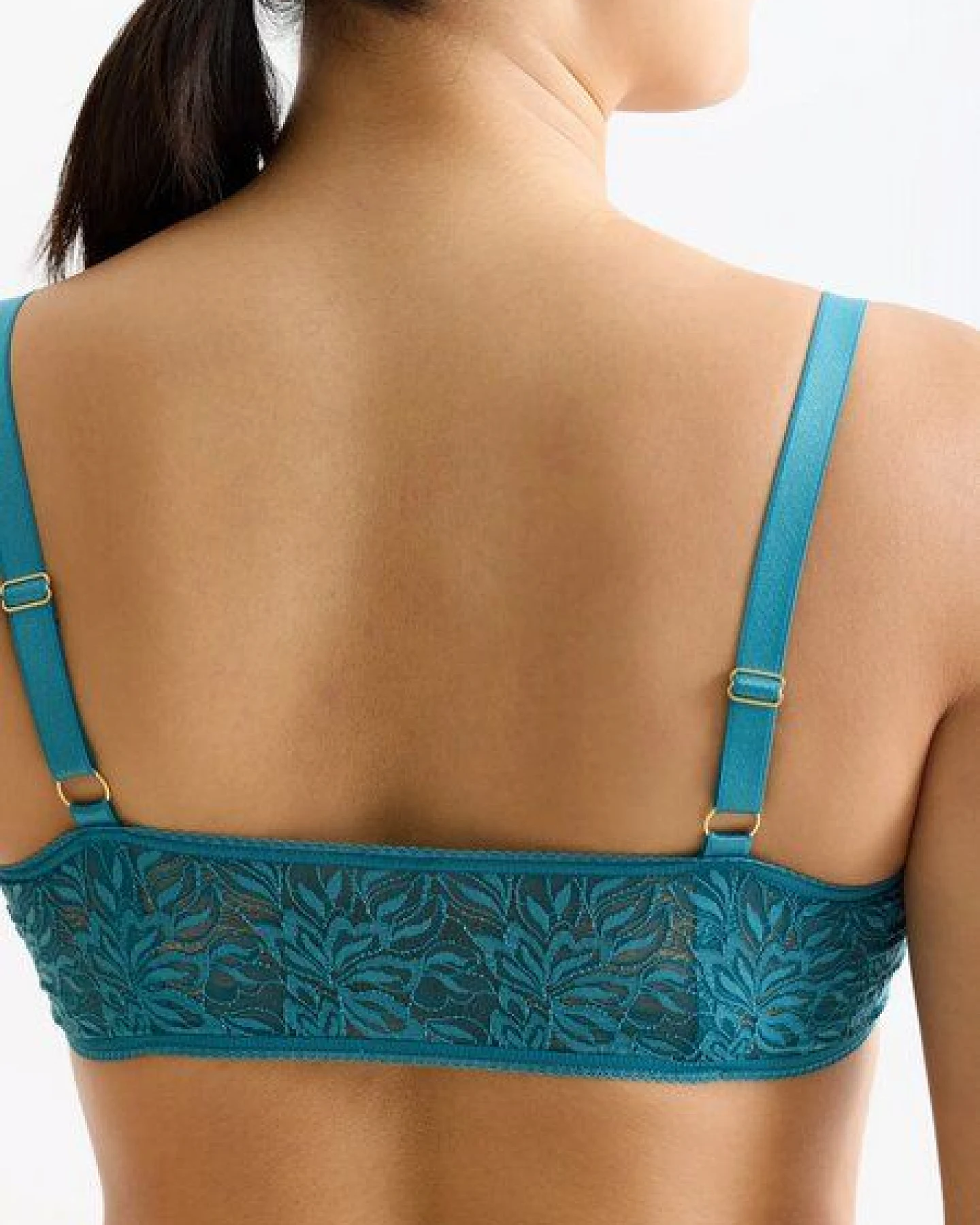erlich textil Iconic Lace bügelloses Bandeau Bralette mit Spitze aus abbaubarem Polyamid, made in Europe – Ansicht 4