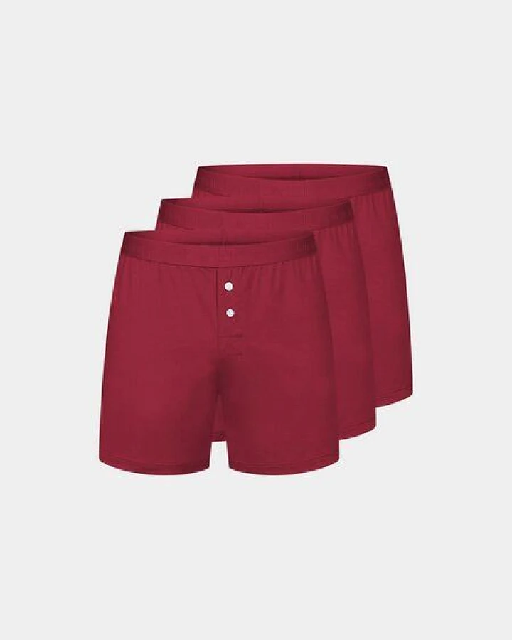 Produktseite: erlich textil Light Touch Boxers im 3er Pack, weite Boxershorts mit weichem Lyocell, made in Europe