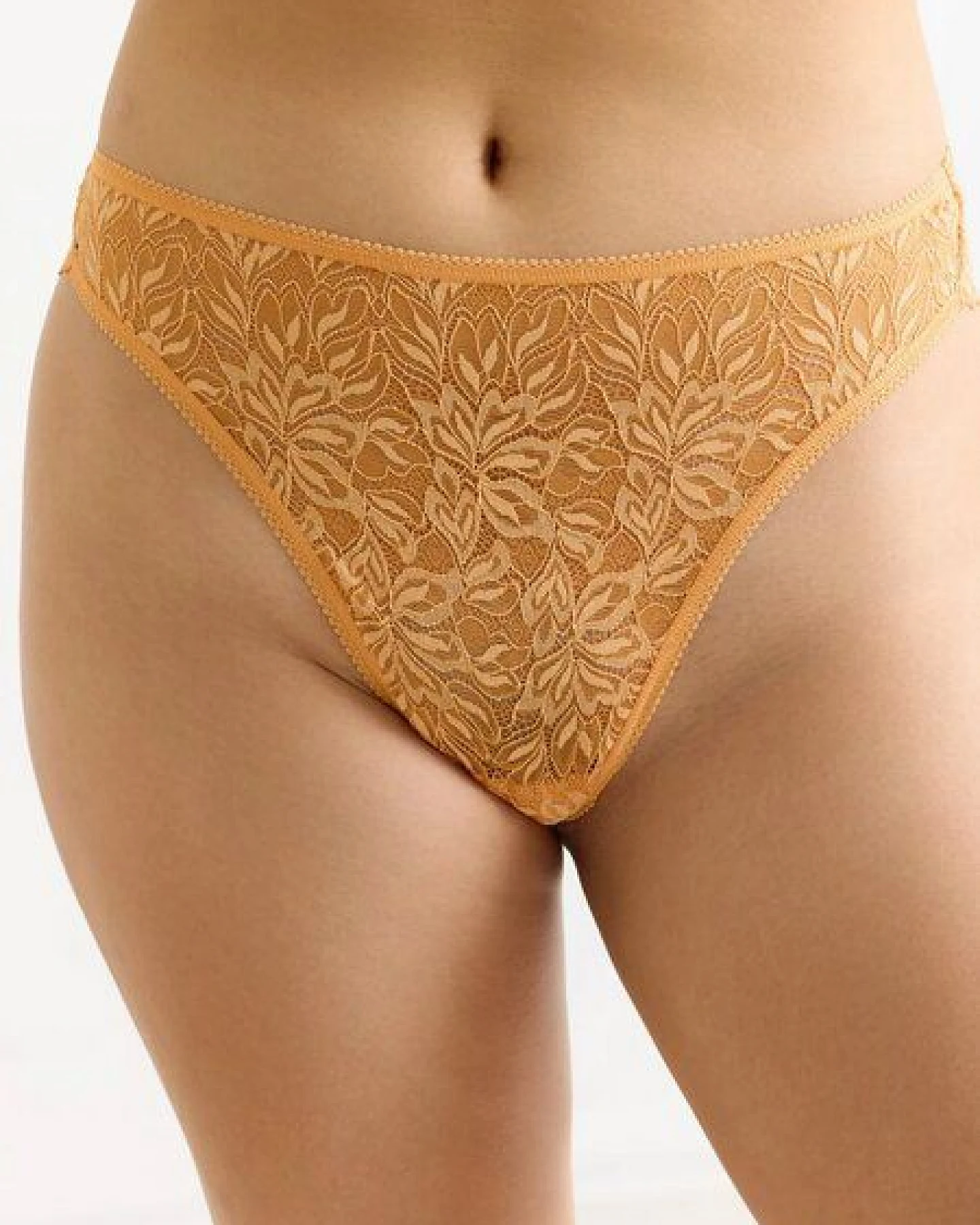 erlich textil Iconic Lace Brazil Slip mit Spitze aus abbaubarem Polyamid, made in Europe – Ansicht 2