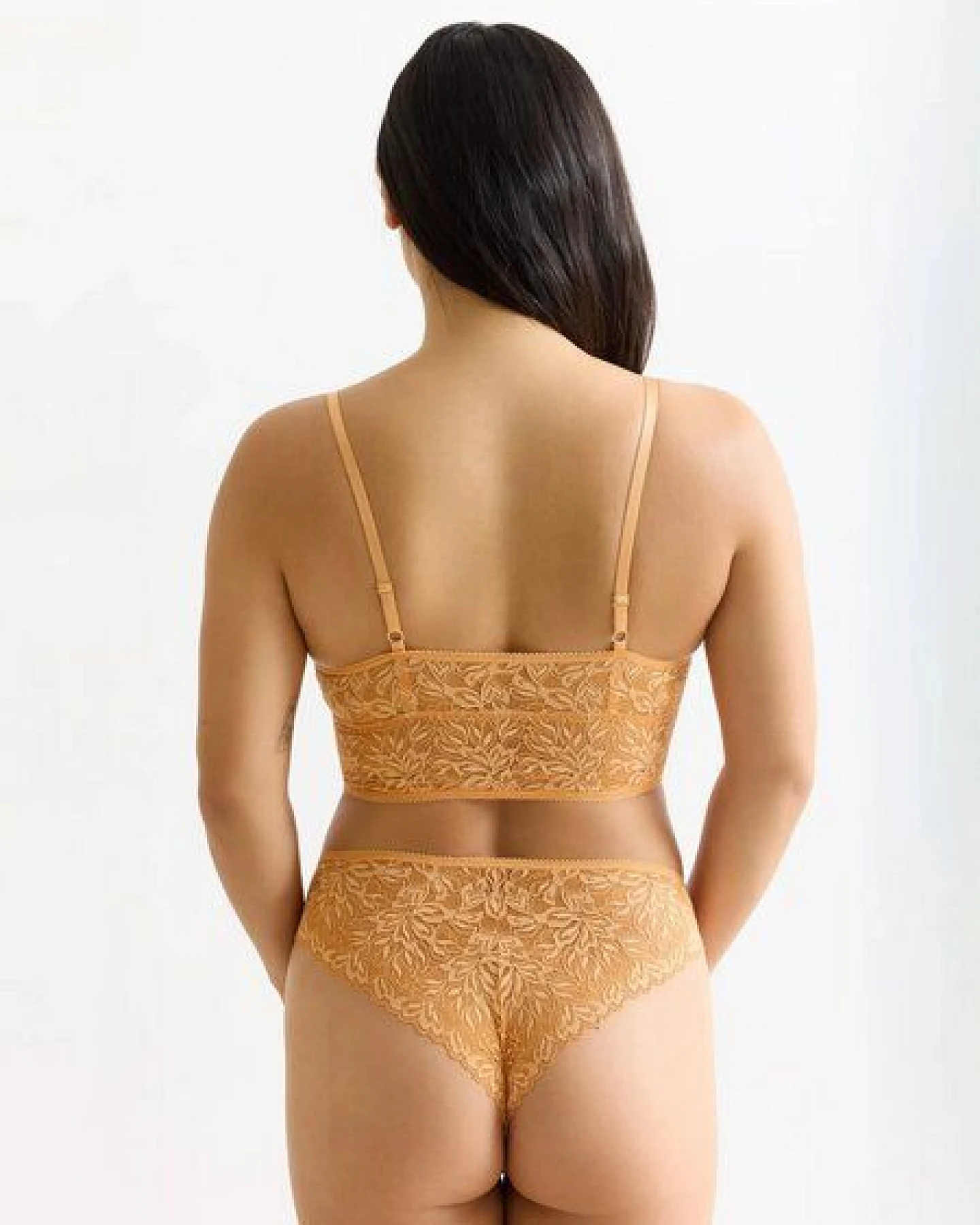 erlich textil Iconic Lace Brazil Slip mit Spitze aus abbaubarem Polyamid, made in Europe – Ansicht 4