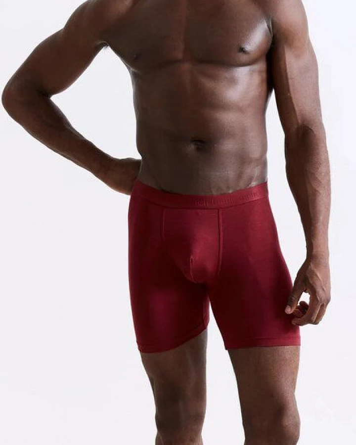 Produktseite: erlich textil Light Touch lange Pants, enge lange Boxershorts aus weichem Modal, made in Europe