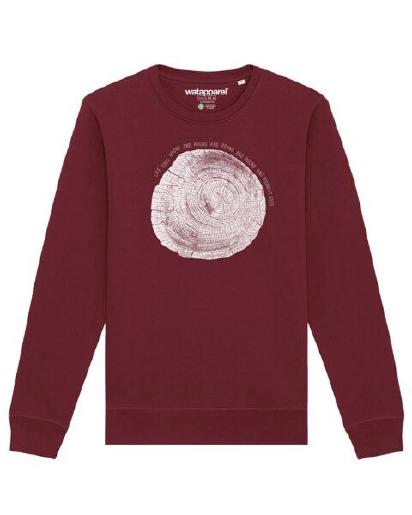 watapparel Sweatshirt Unisex Baumscheibe – Ansicht 2