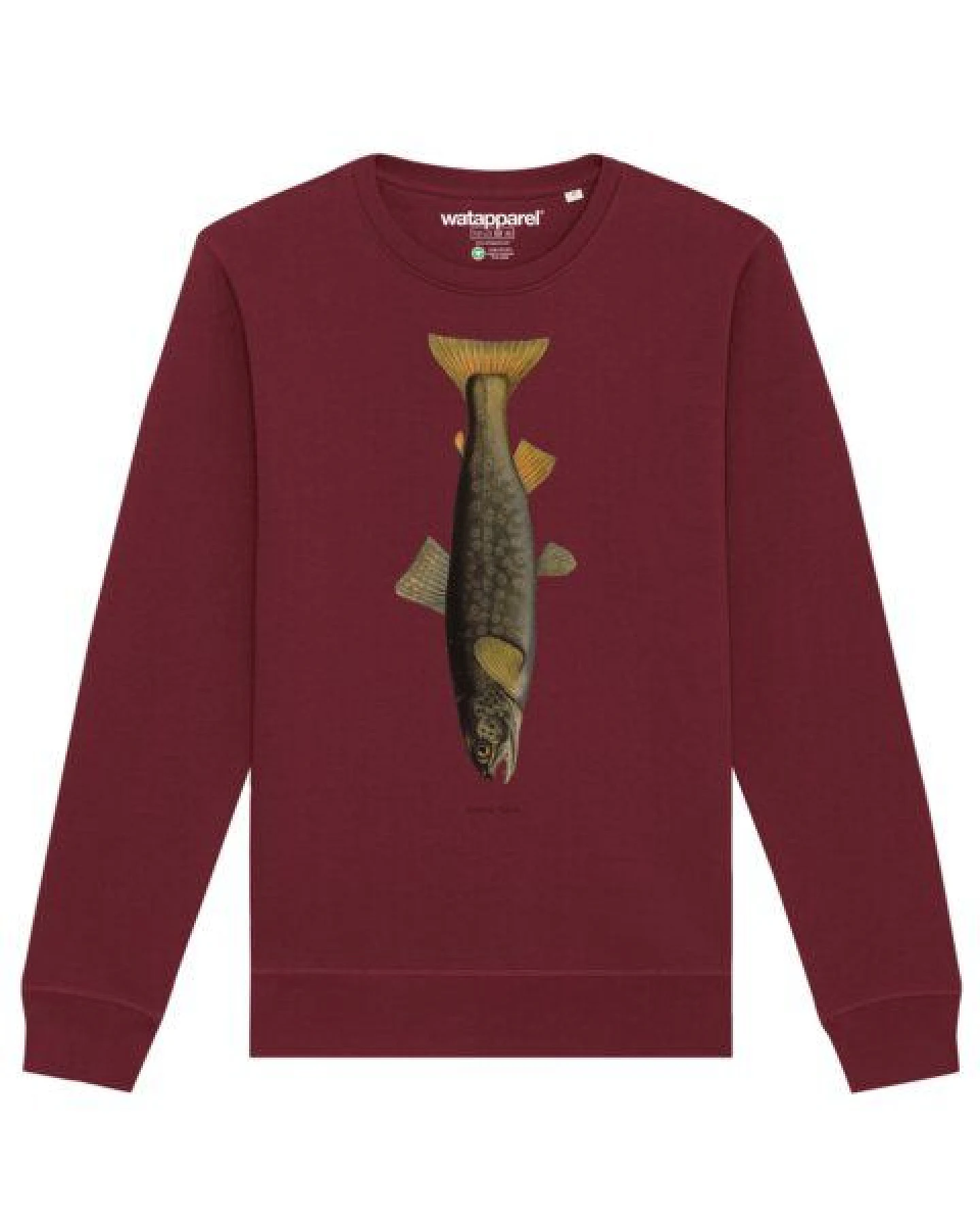 watapparel Sweatshirt Unisex Forelle – Ansicht 2