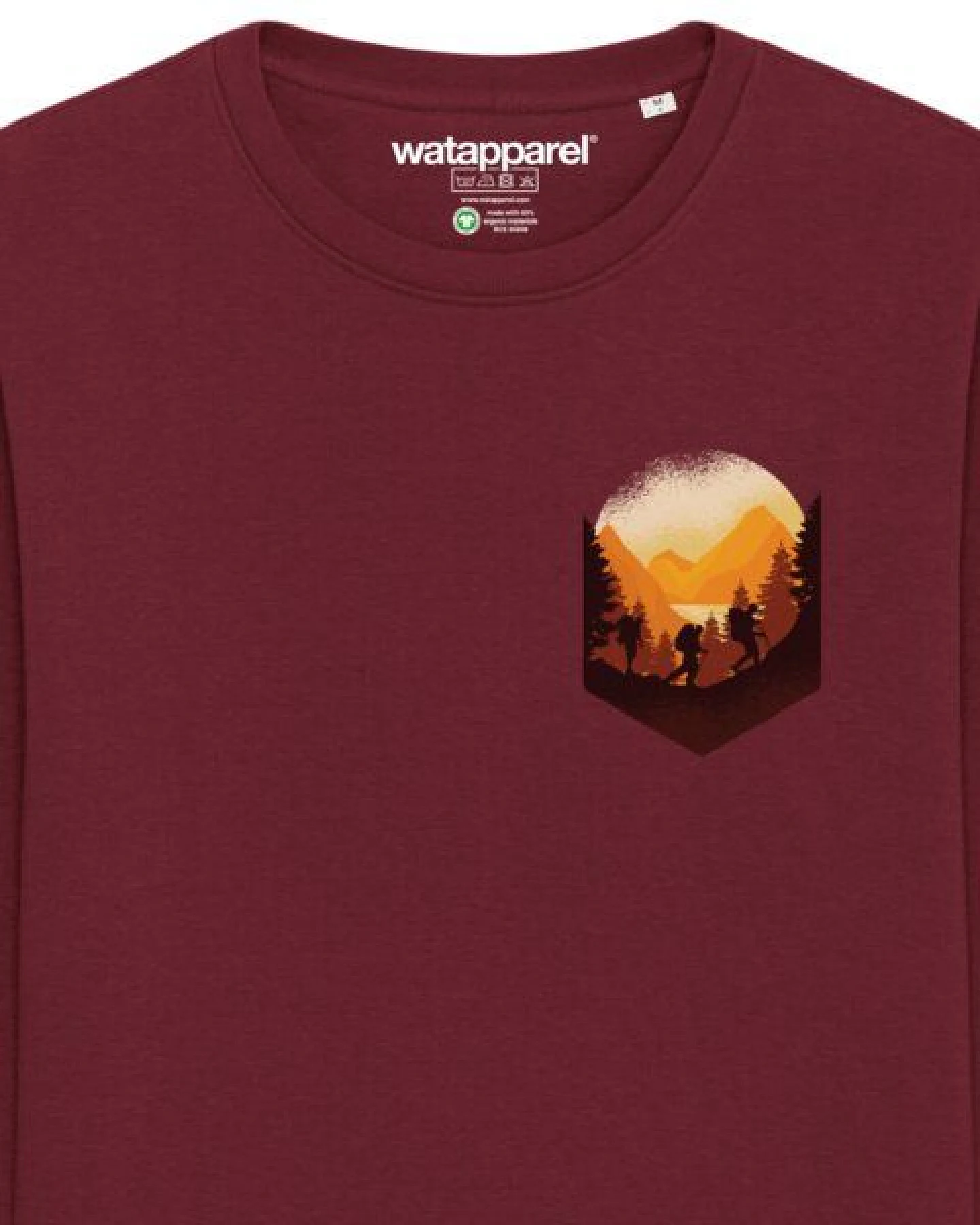 watapparel Sweatshirt Unisex Hiking in the mountains – Ansicht 3