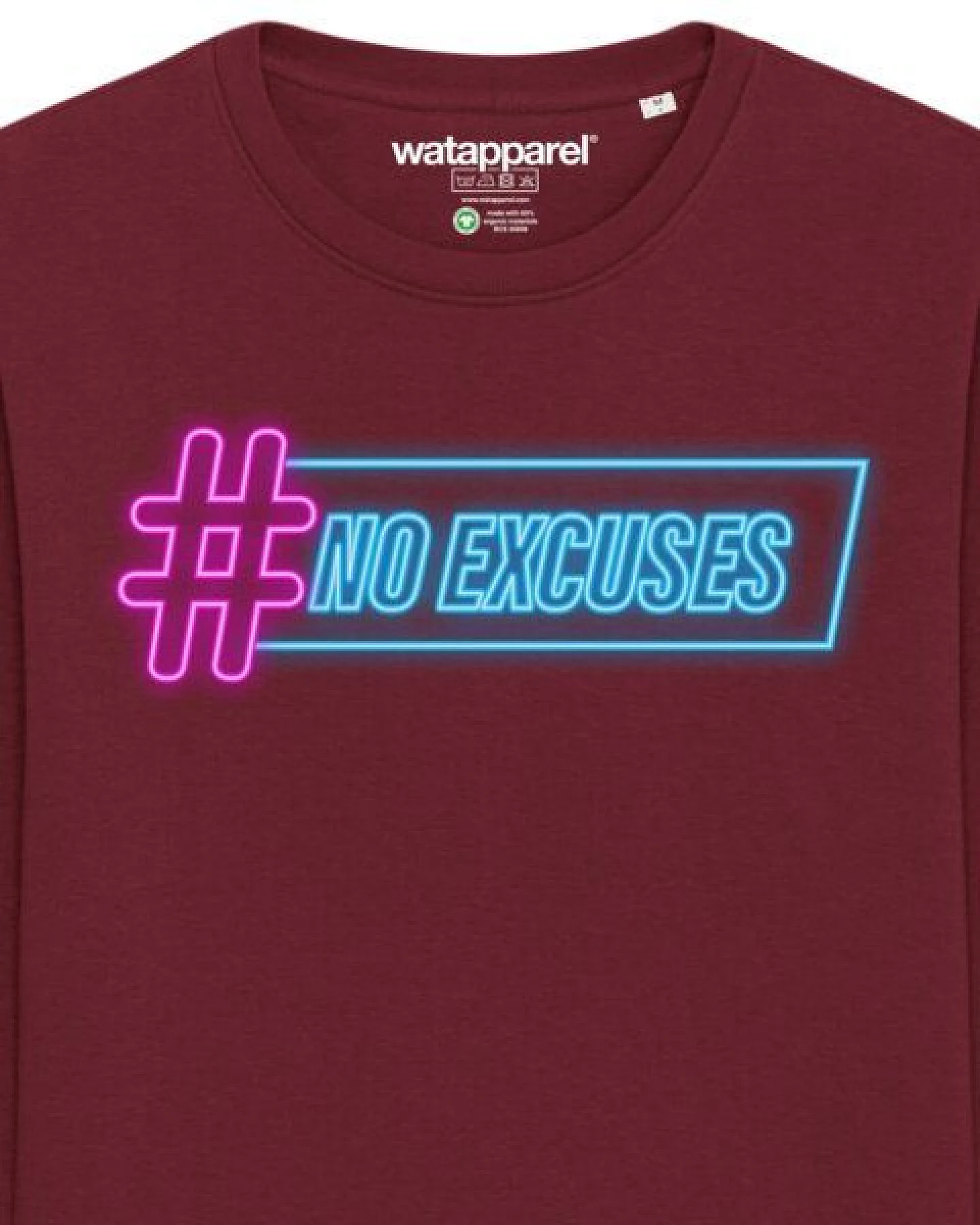 watapparel Sweatshirt Unisex No Excuses – Ansicht 3