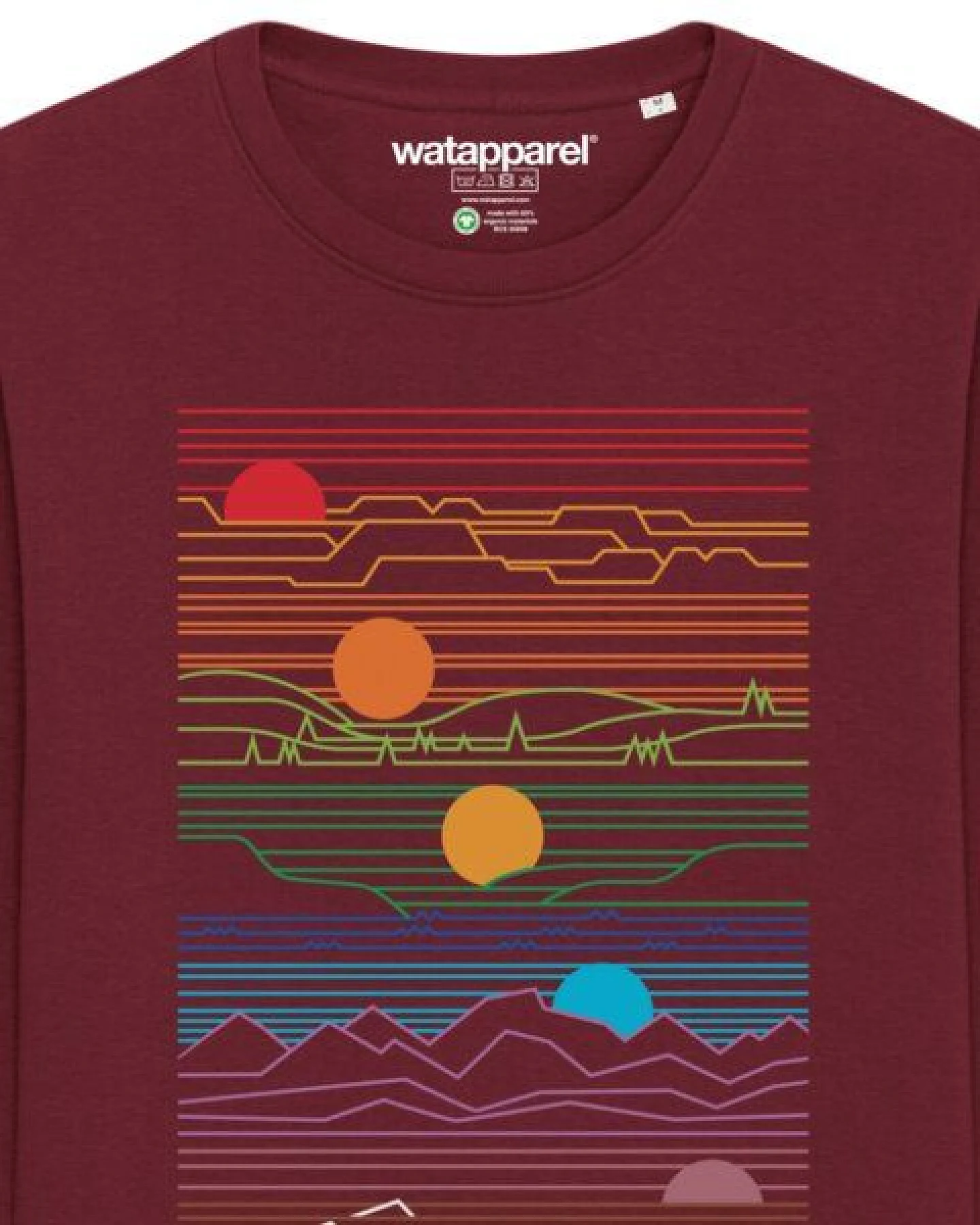 watapparel Sweatshirt Unisex Sun And Moon – Ansicht 3