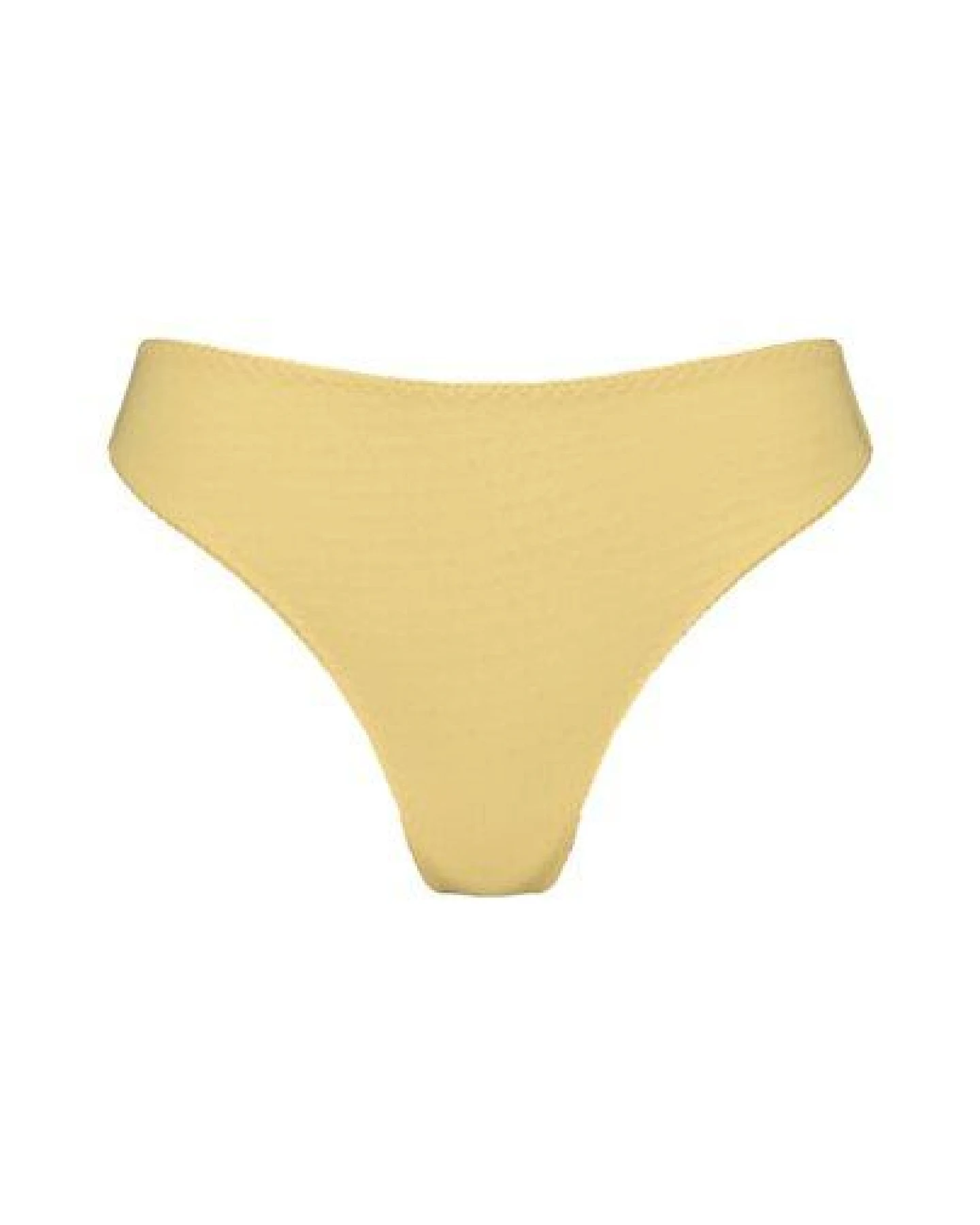 Nénés Zeitloser Slip mit hoher Taille – Gelb – Ansicht 3