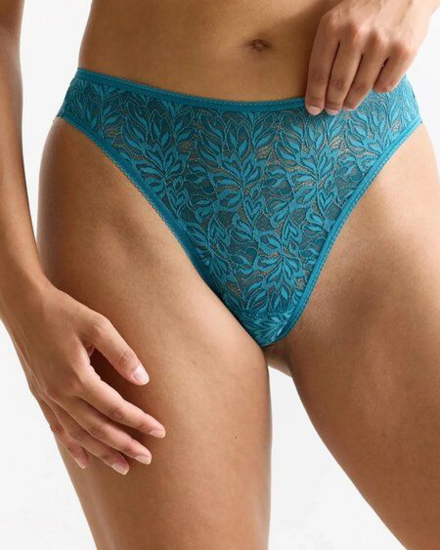 erlich textil Iconic Lace Brazil Slip mit Spitze, made in Europe – Ansicht 3
