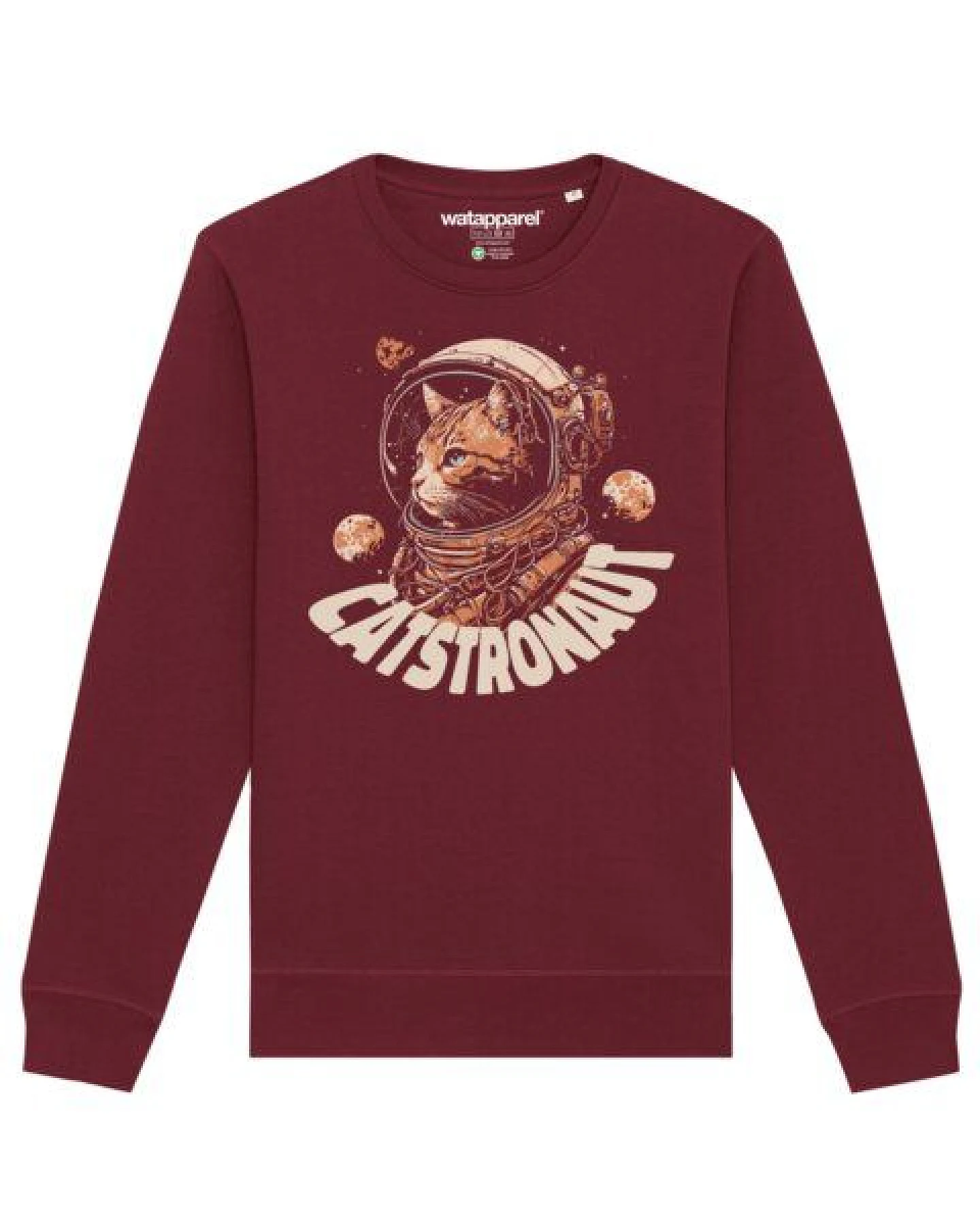 watapparel Sweatshirt Unisex Catstronaut – Ansicht 2