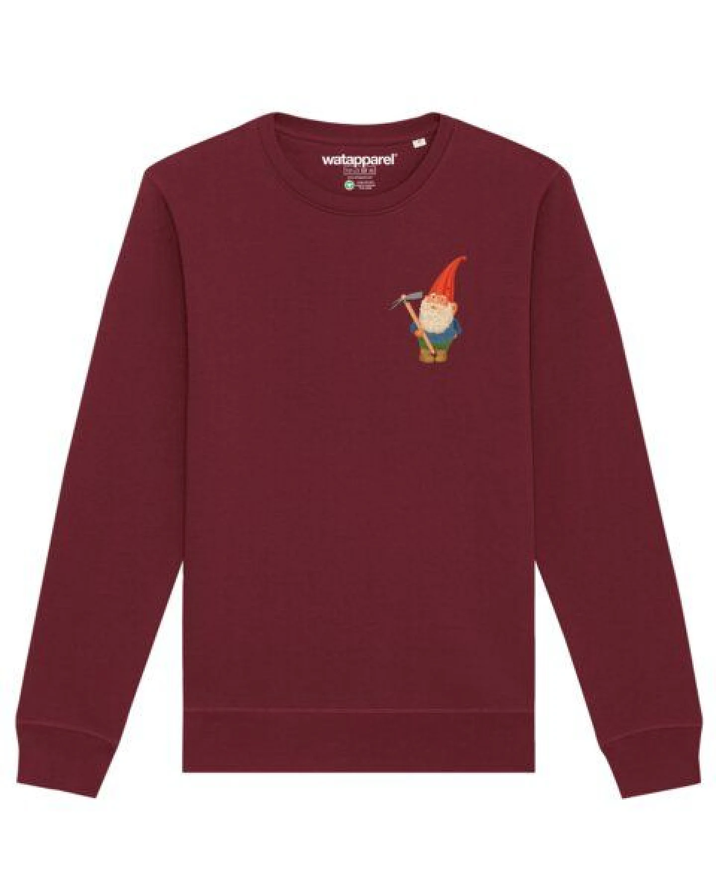 watapparel Sweatshirt Unisex Gartenzwerg – Ansicht 2