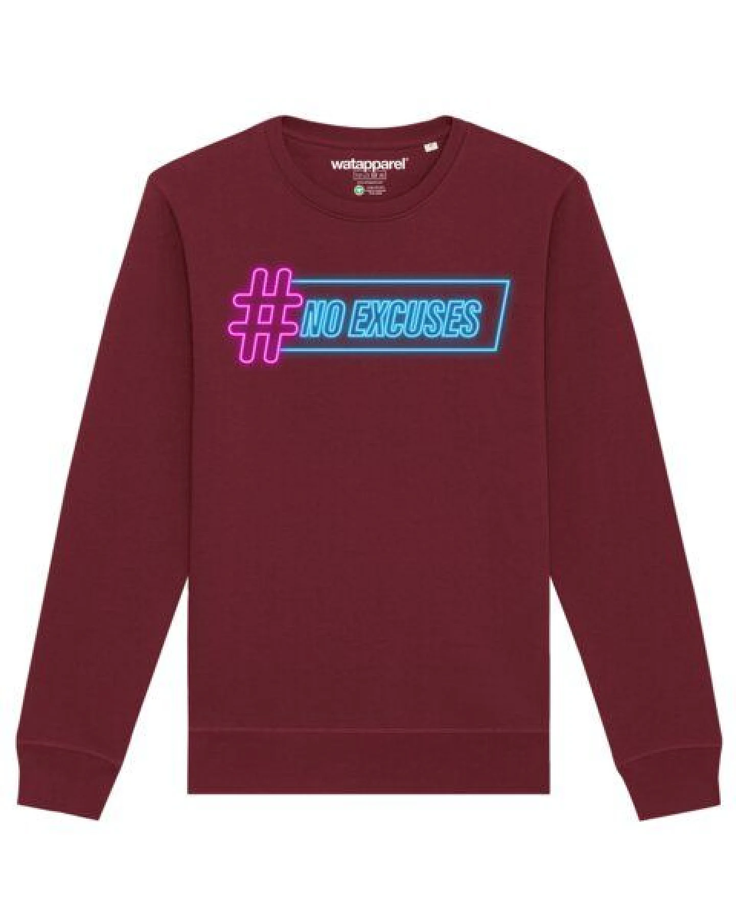 watapparel Sweatshirt Unisex No Excuses – Ansicht 2
