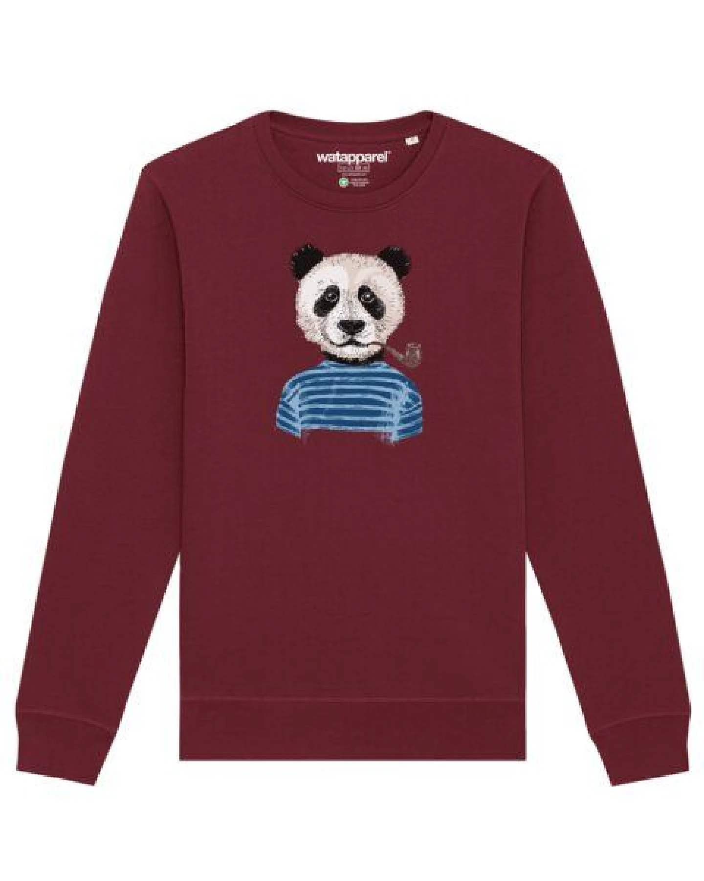 watapparel Sweatshirt Unisex Panda – Ansicht 2