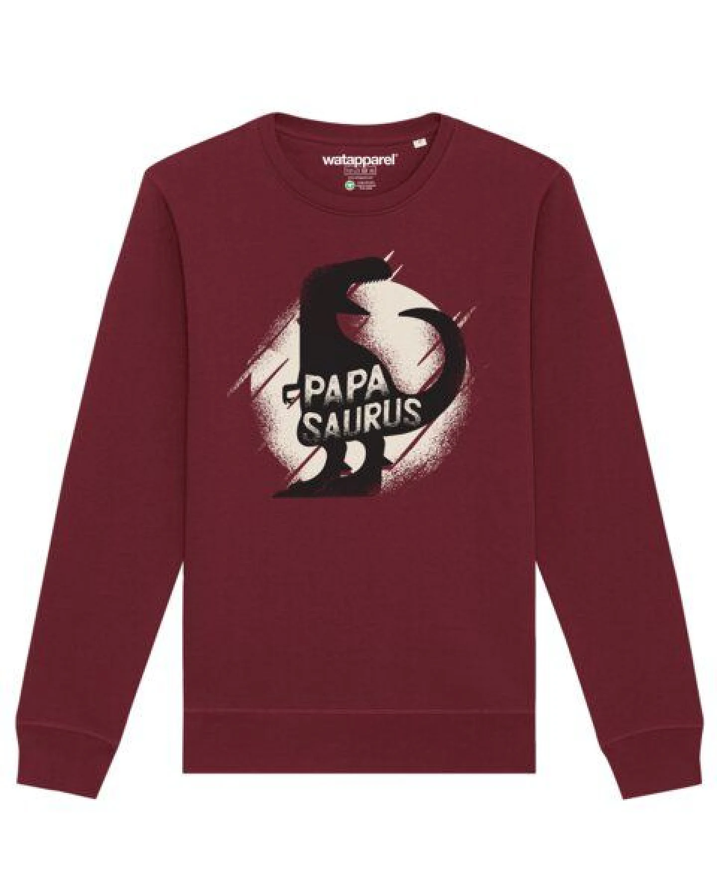 watapparel Sweatshirt Unisex Papasaurus – Ansicht 2