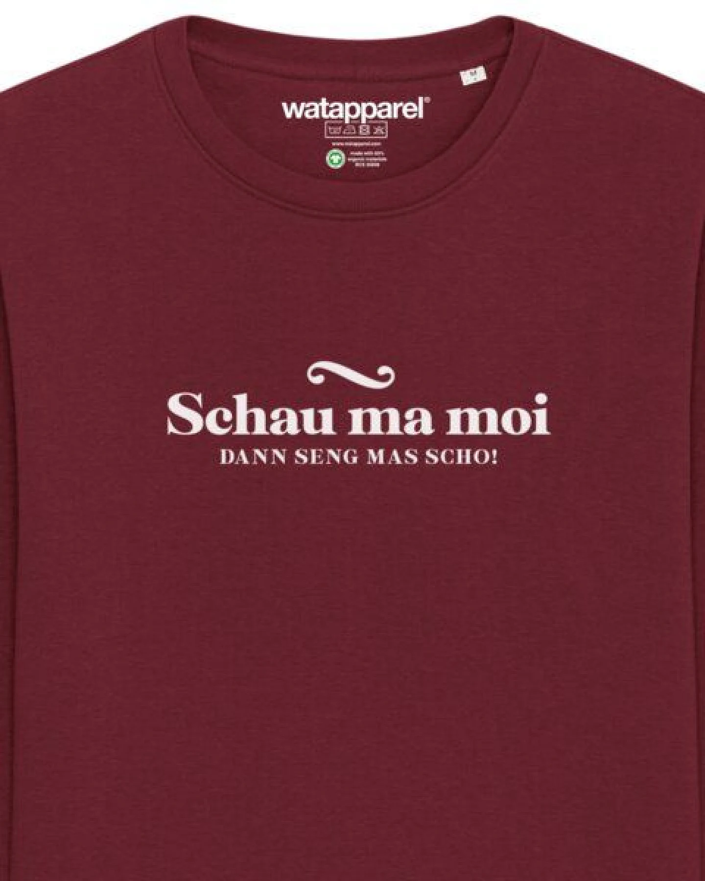 watapparel Sweatshirt Unisex Schau ma moi dann seng mas scho – Ansicht 3