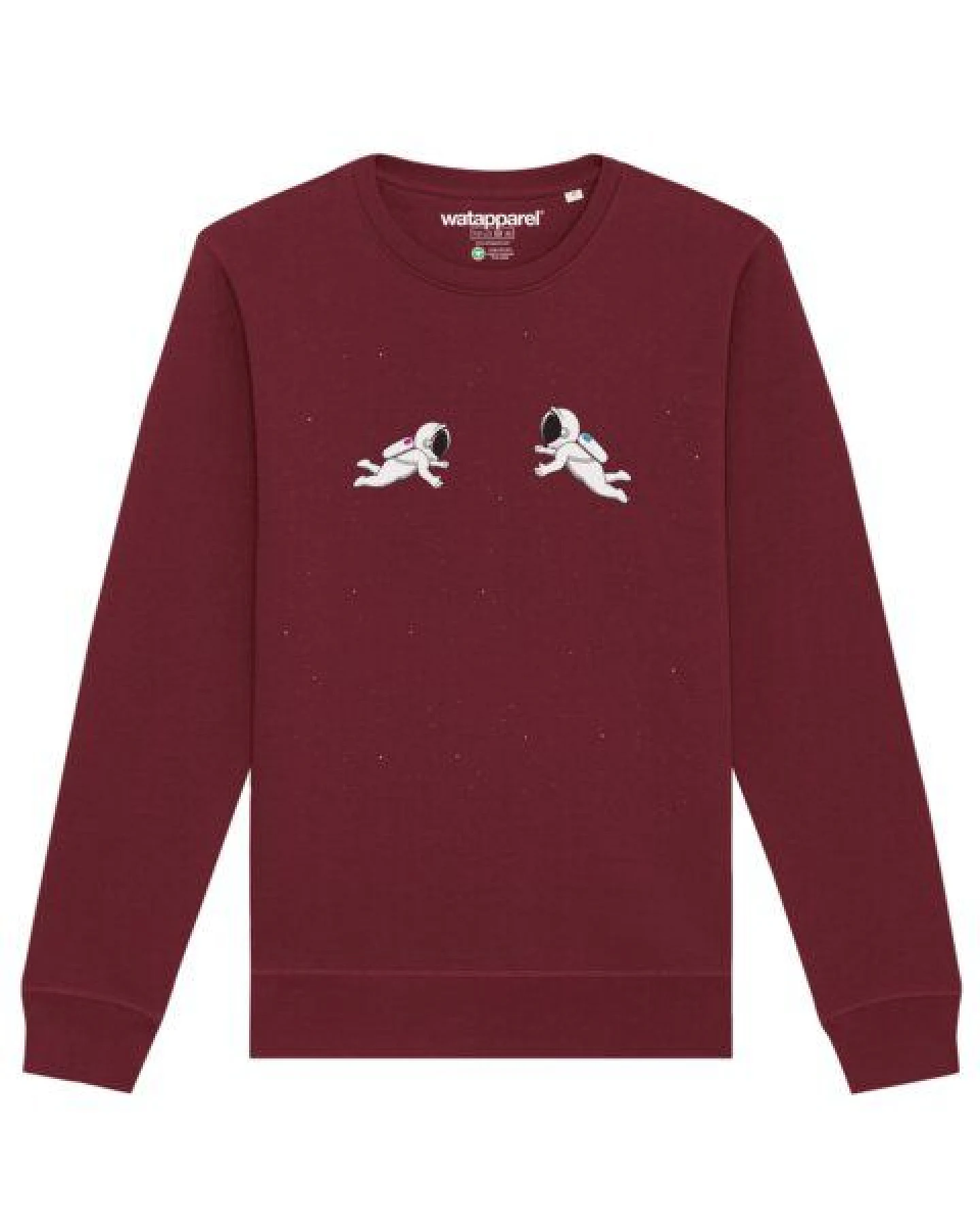 watapparel Sweatshirt Unisex Space love – Ansicht 2