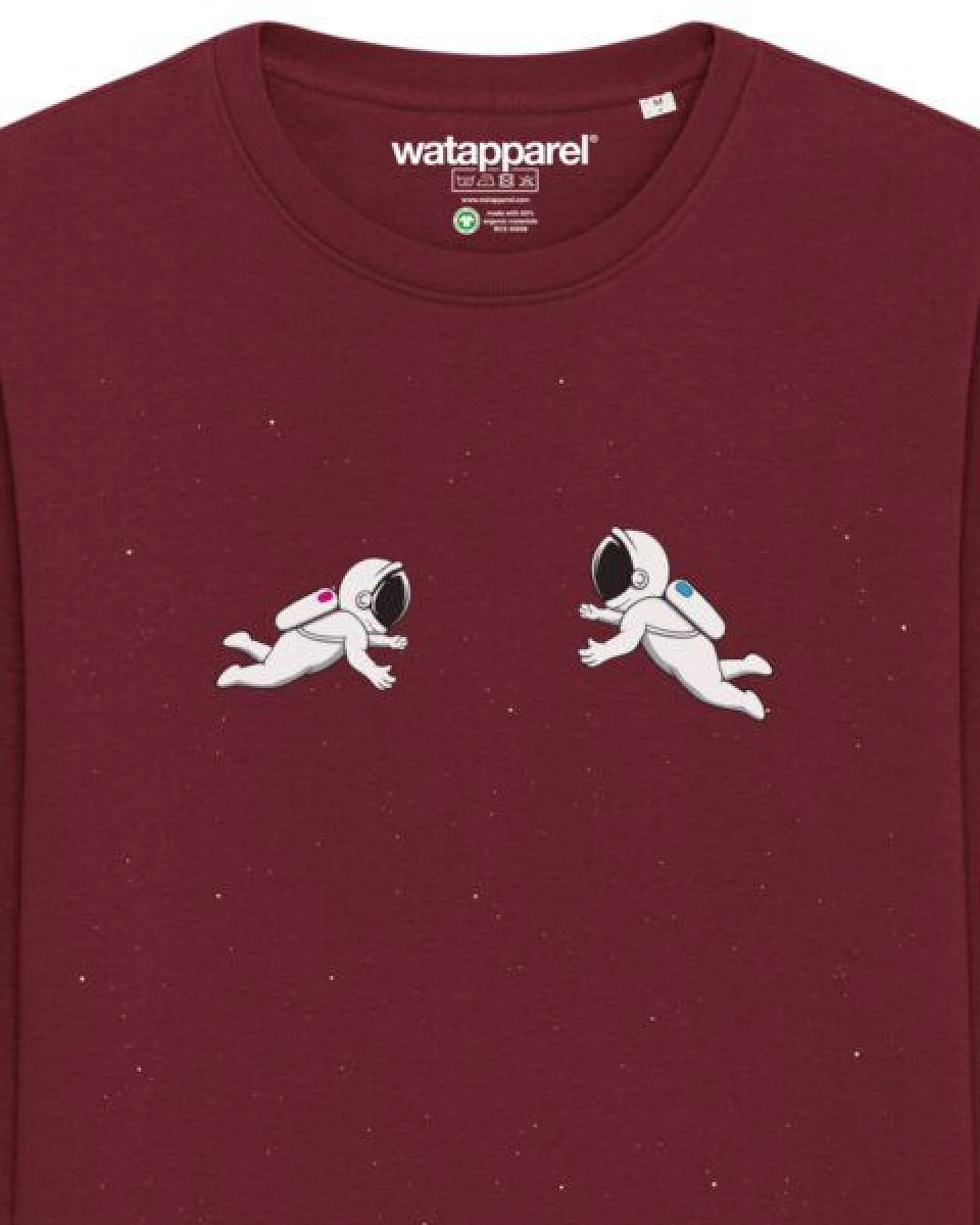 watapparel Sweatshirt Unisex Space love – Ansicht 3