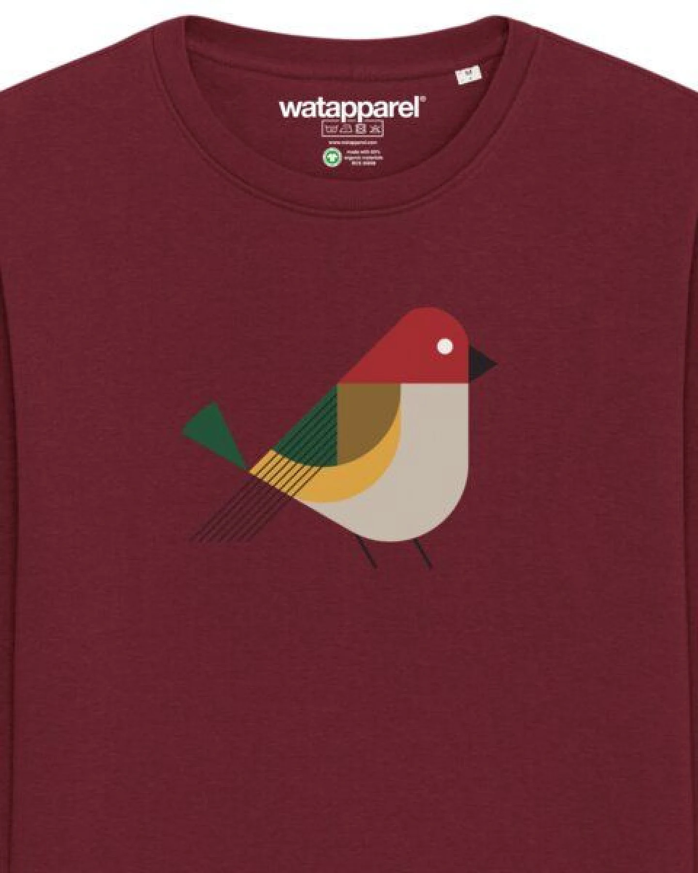 watapparel Sweatshirt Unisex Vogel – Ansicht 3