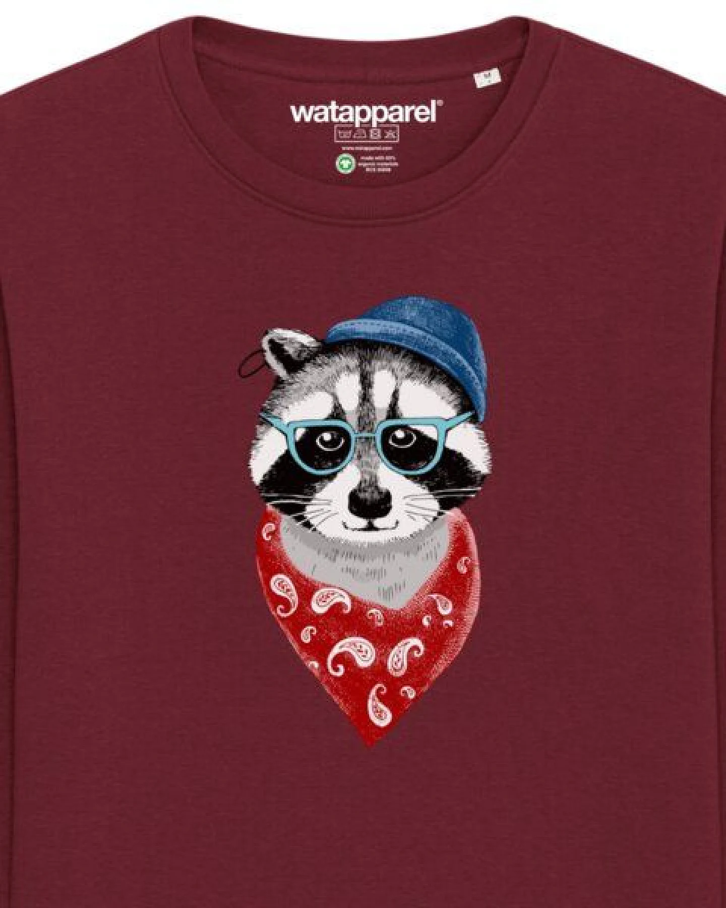 watapparel Sweatshirt Unisex Waschbär – Ansicht 3