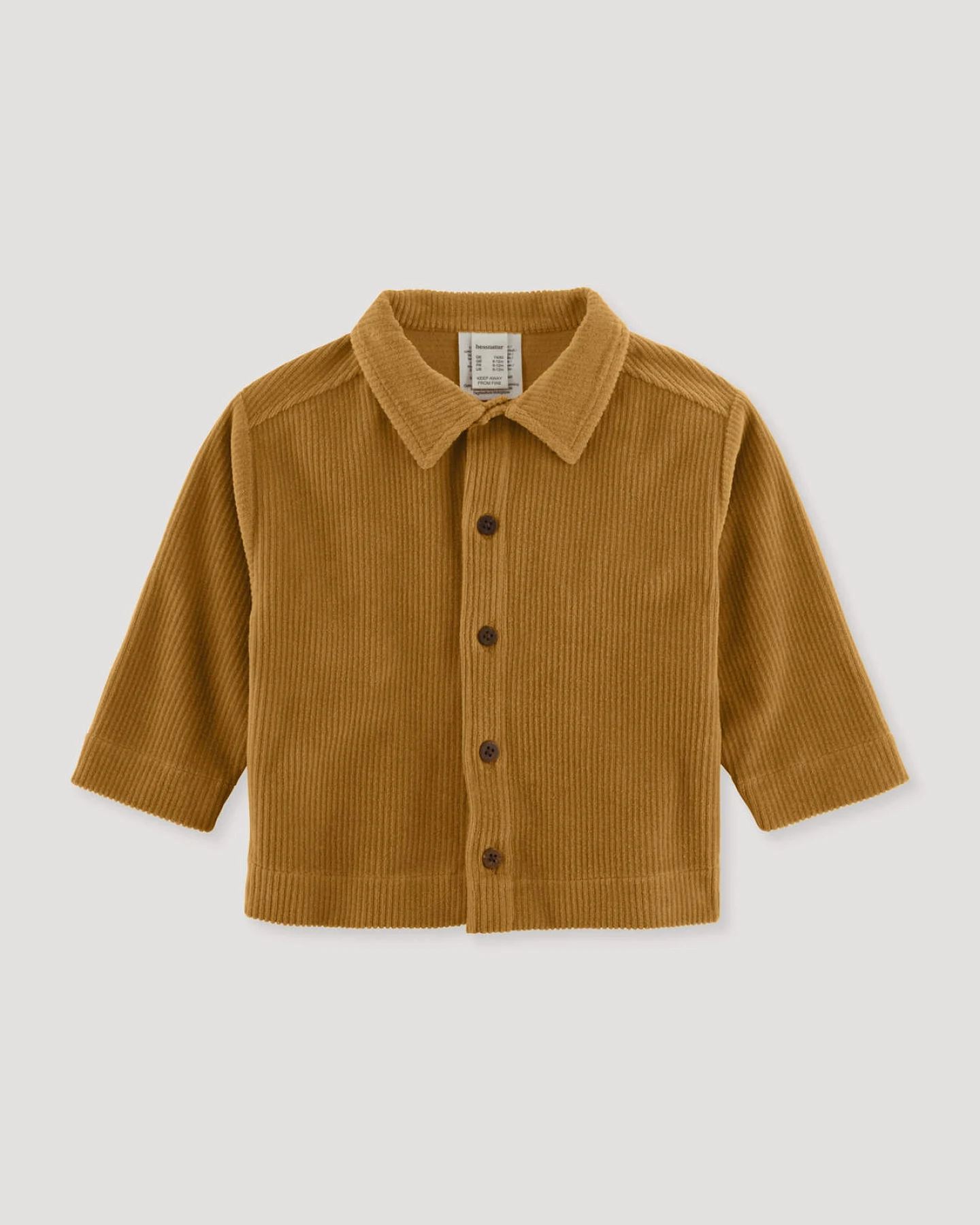 hessnatur Baby Cord-Jacke Mini Boho aus Bio-Baumwolle - braun - Größe 86/92 – Ansicht 2