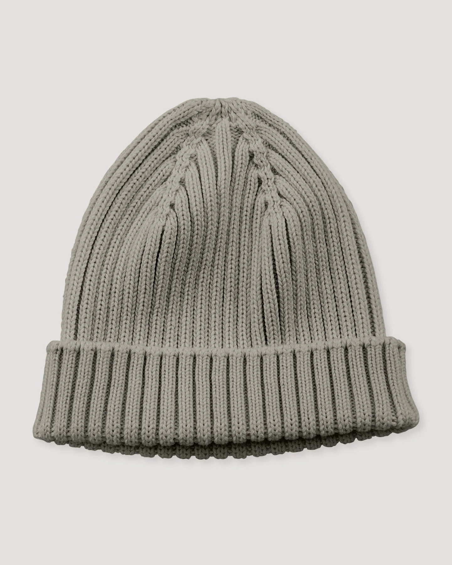 hessnatur Baby Strickmütze aus Bio-Baumwolle - beige - Größe 41/43 – Ansicht 2