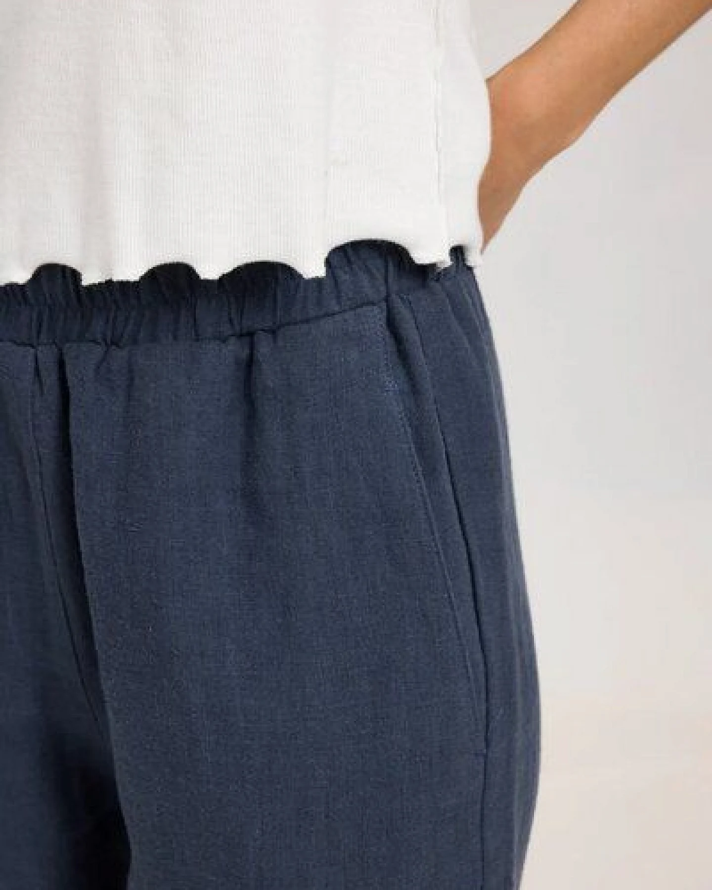 Mazine Hose - Straight Leg Linen Pants - aus 100% Leinen – Ansicht 3
