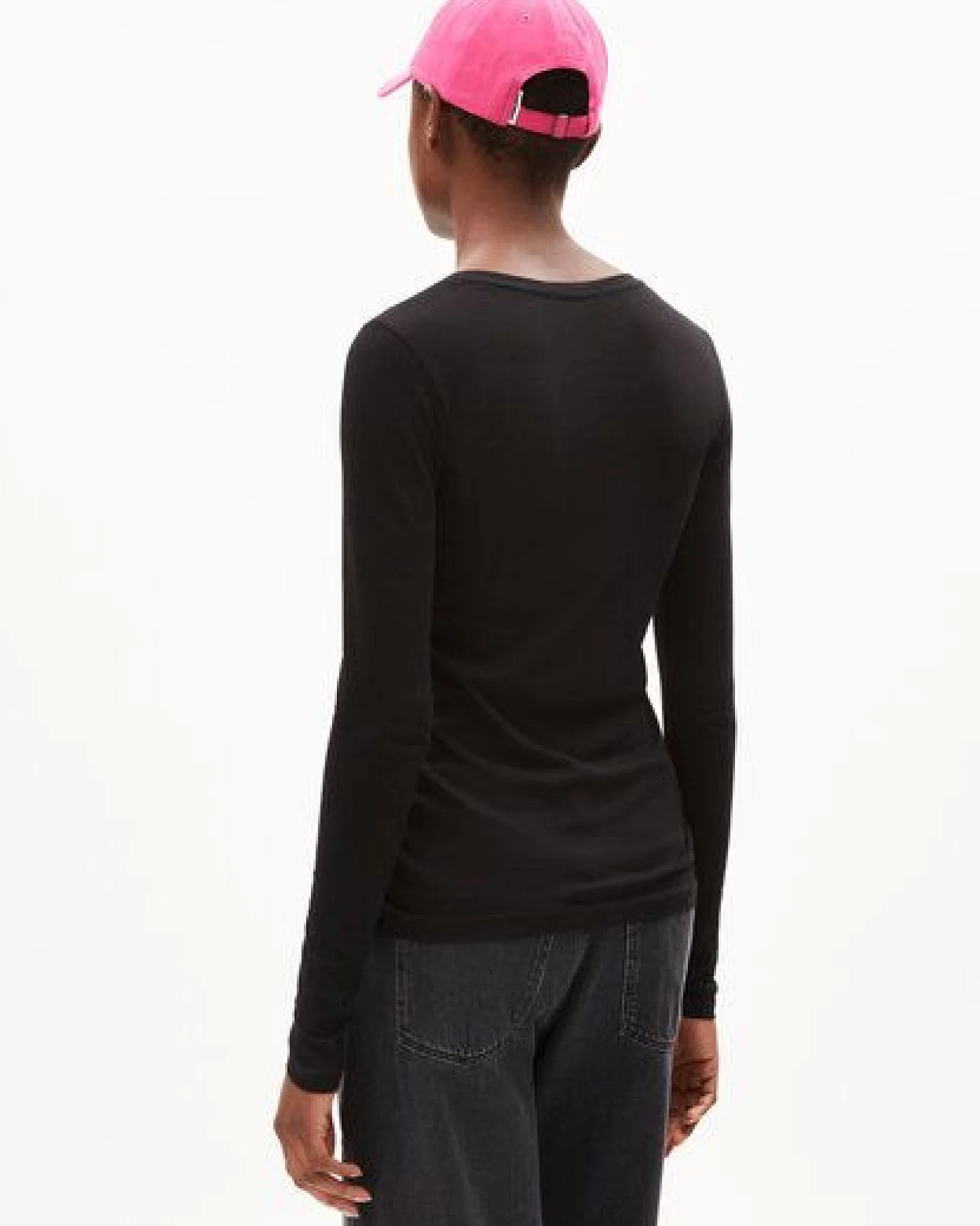 ARMEDANGELS ENRICCAA SOFT Damen Longsleeve Slim Fit aus Bio-Baumwolle – Ansicht 2