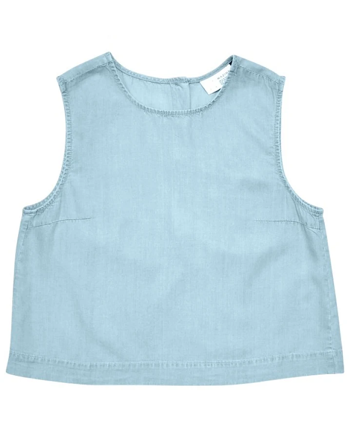 Mazine - Women's Denim Top - Tank Top Gr XXL blau