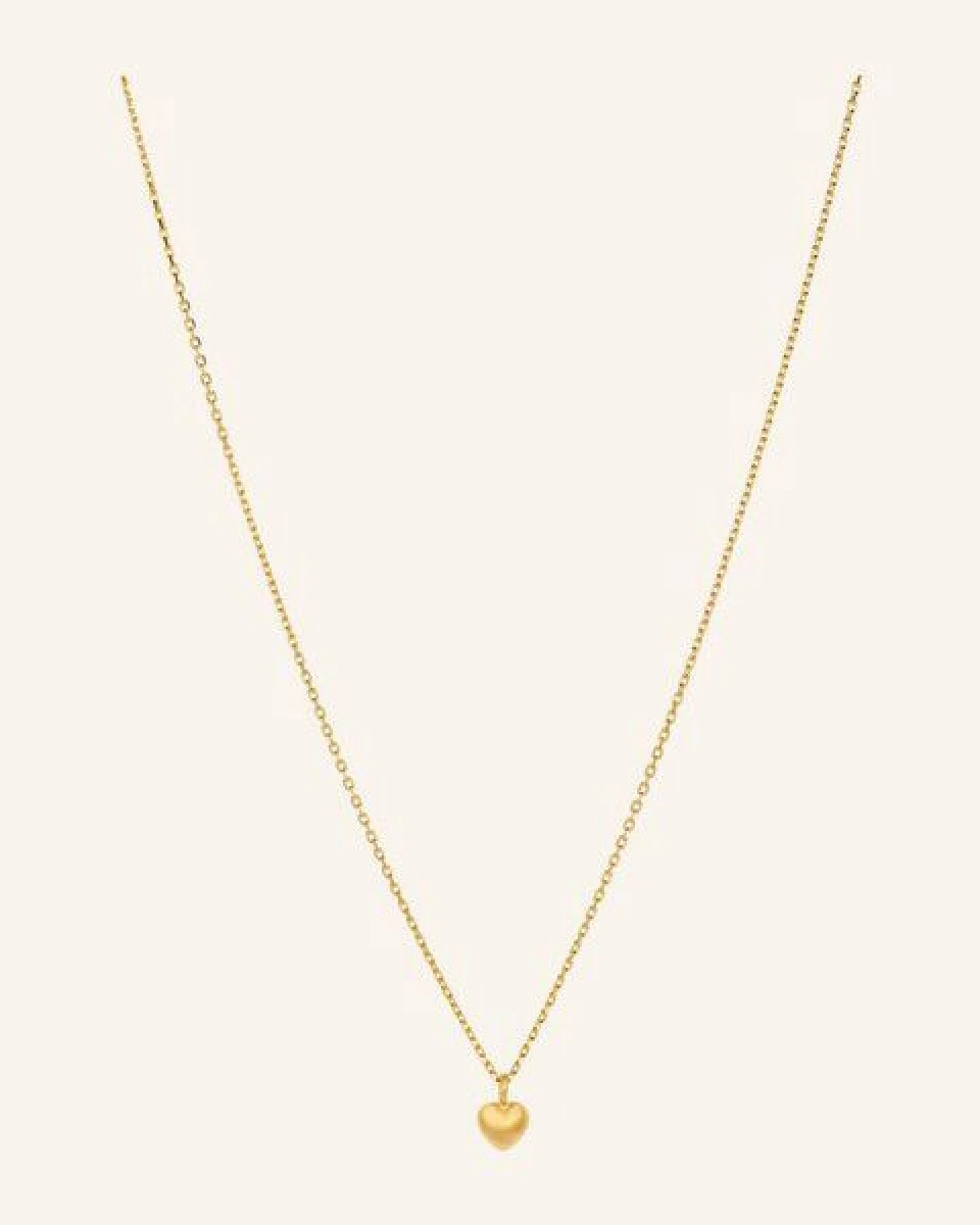 Pernille Corydon Kette LOVE aus Recycled sterling silver / Gold plated recycled sterling silver – Ansicht 3