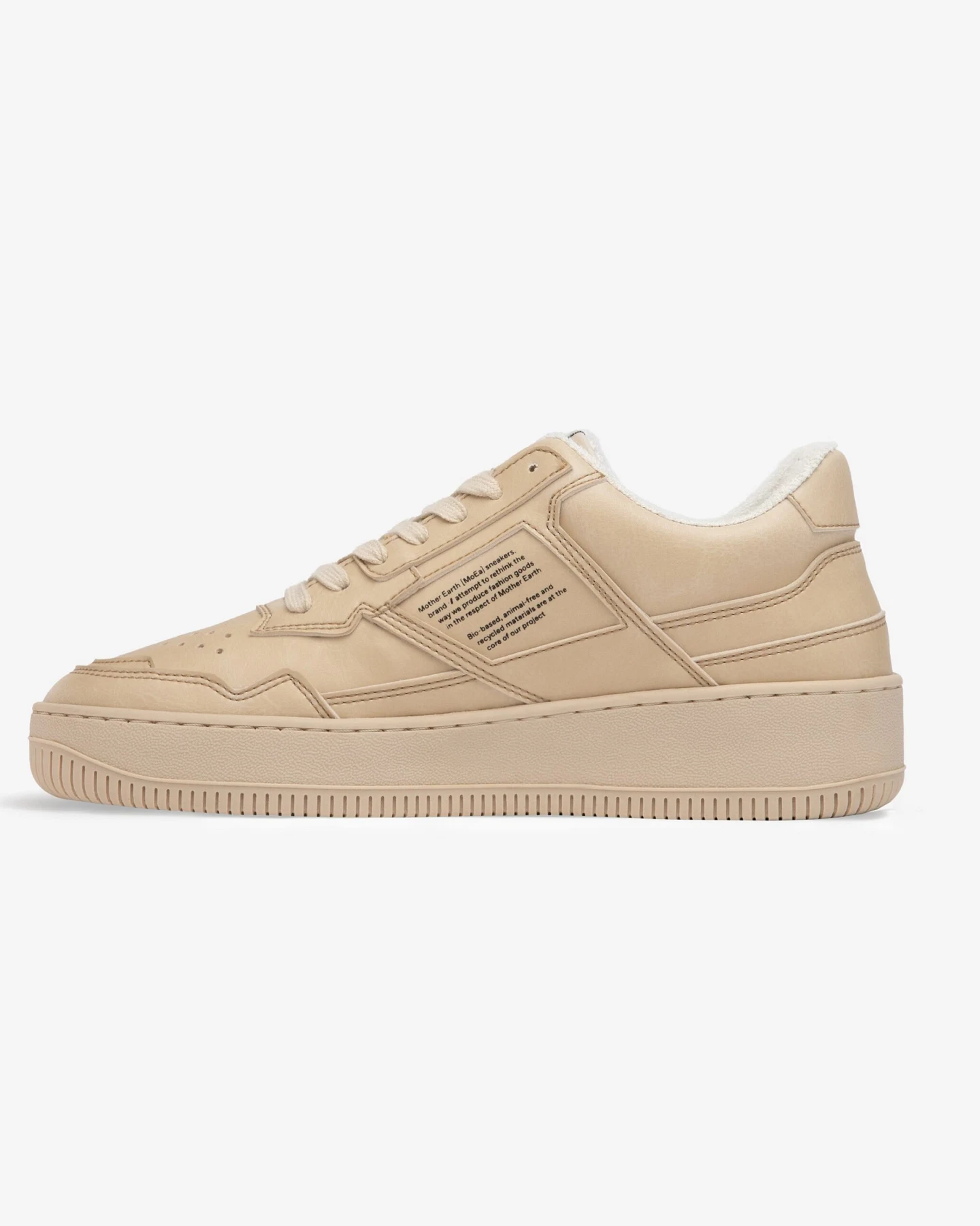 MoEa Herren vegan Sneaker Gen1 Mais Beige – Ansicht 2