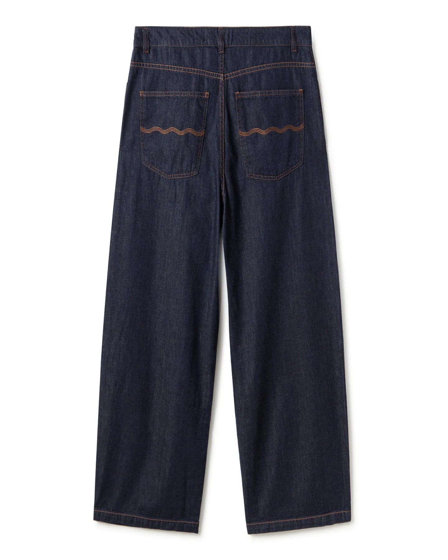 TWOTHIRDS Damen vegan Jeans Karri Dunkelblau – Ansicht 2