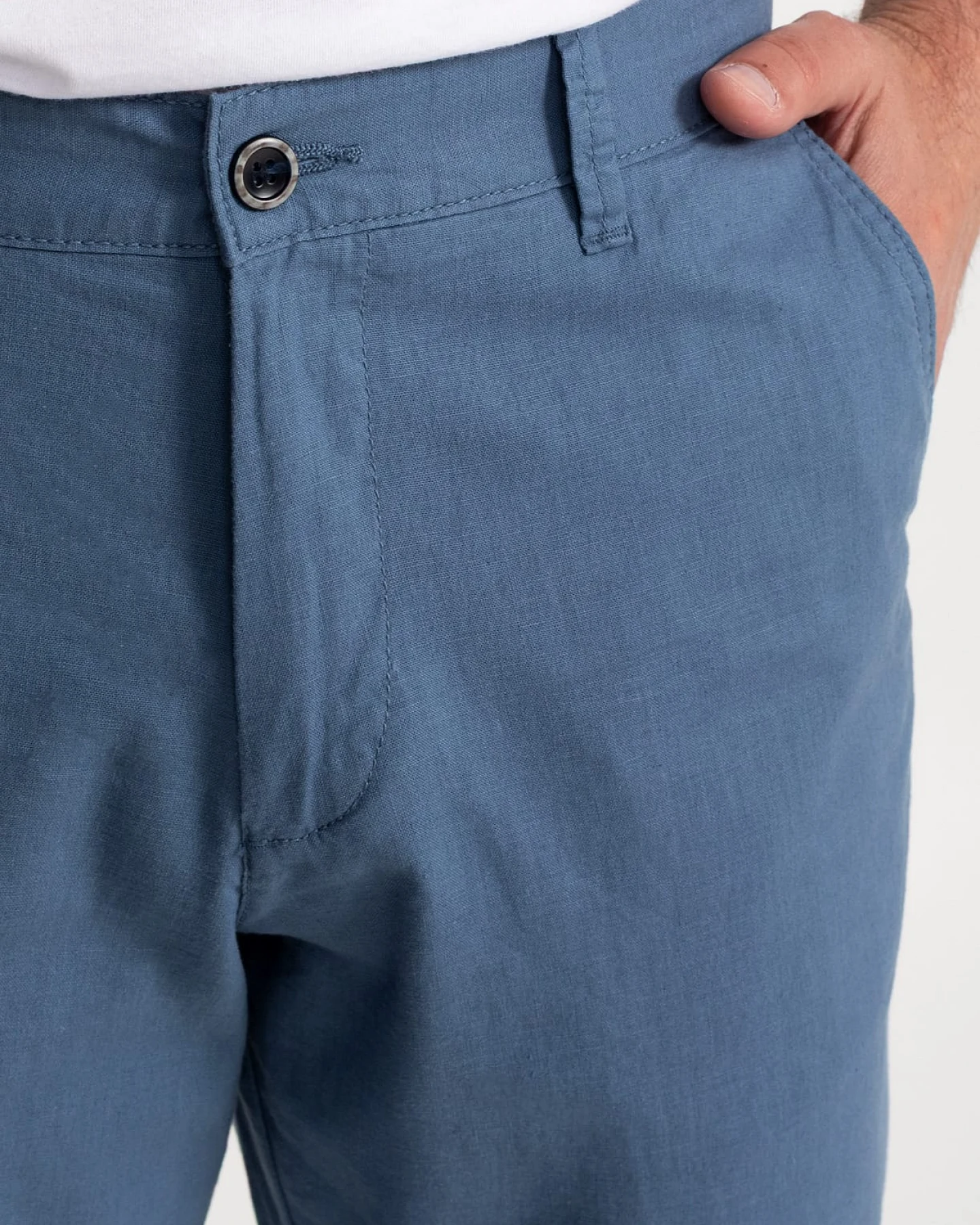 De IONESCU Herren vegan Hose Carpatica Indigo – Ansicht 2