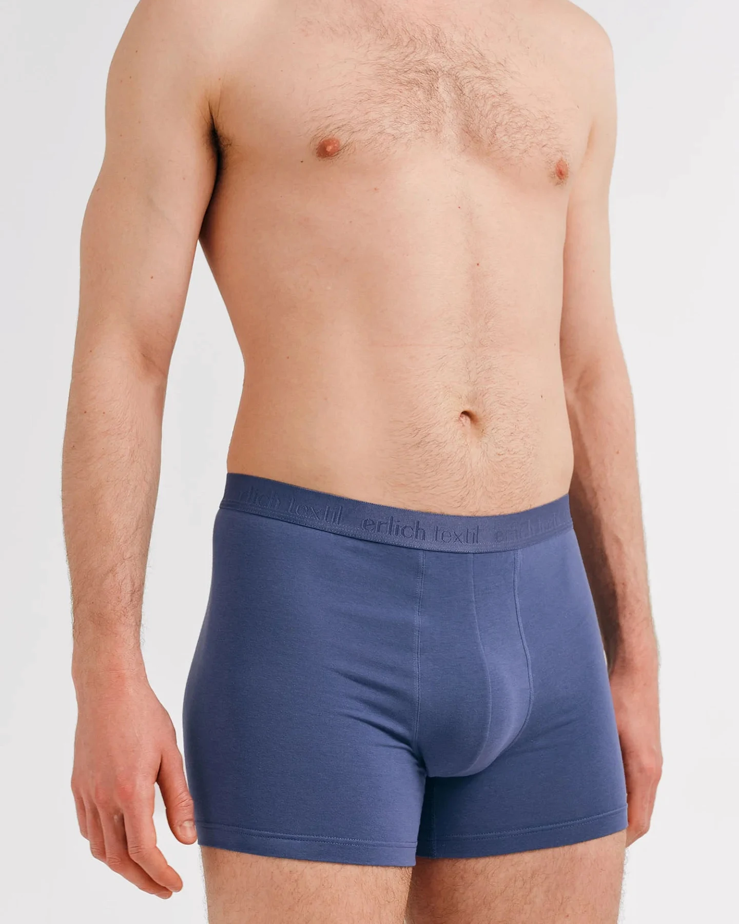 erlich textil Casual Cotton Pants im 3er Pack für Männer aus Baumwolle in petrolblau – Ansicht 2