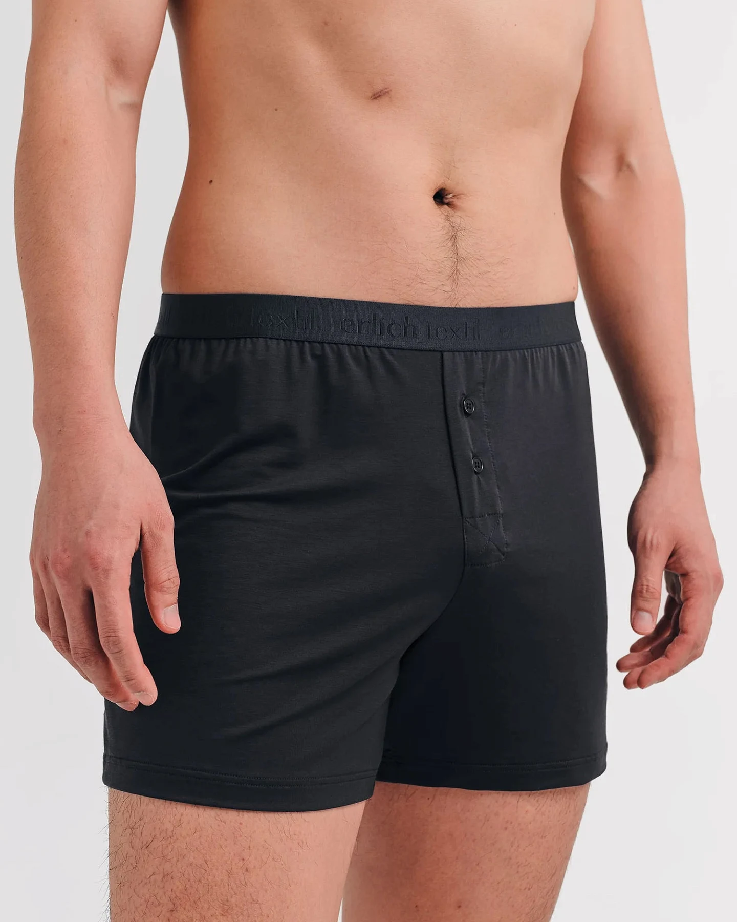 erlich textil Light Touch Boxers für Männer aus Lyocell in bordeaux – Ansicht 2
