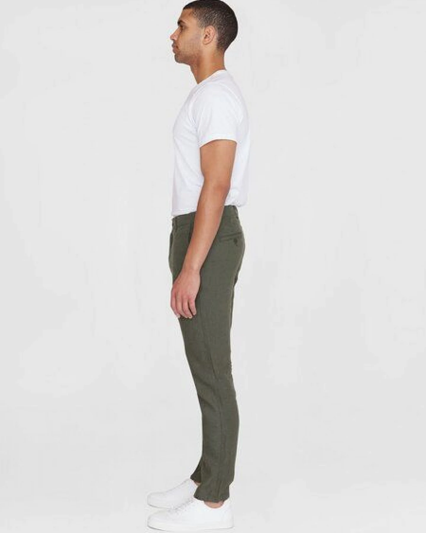 KnowledgeCotton Apparel Chinohose CHUCK aus Bio-Leinen – Ansicht 2