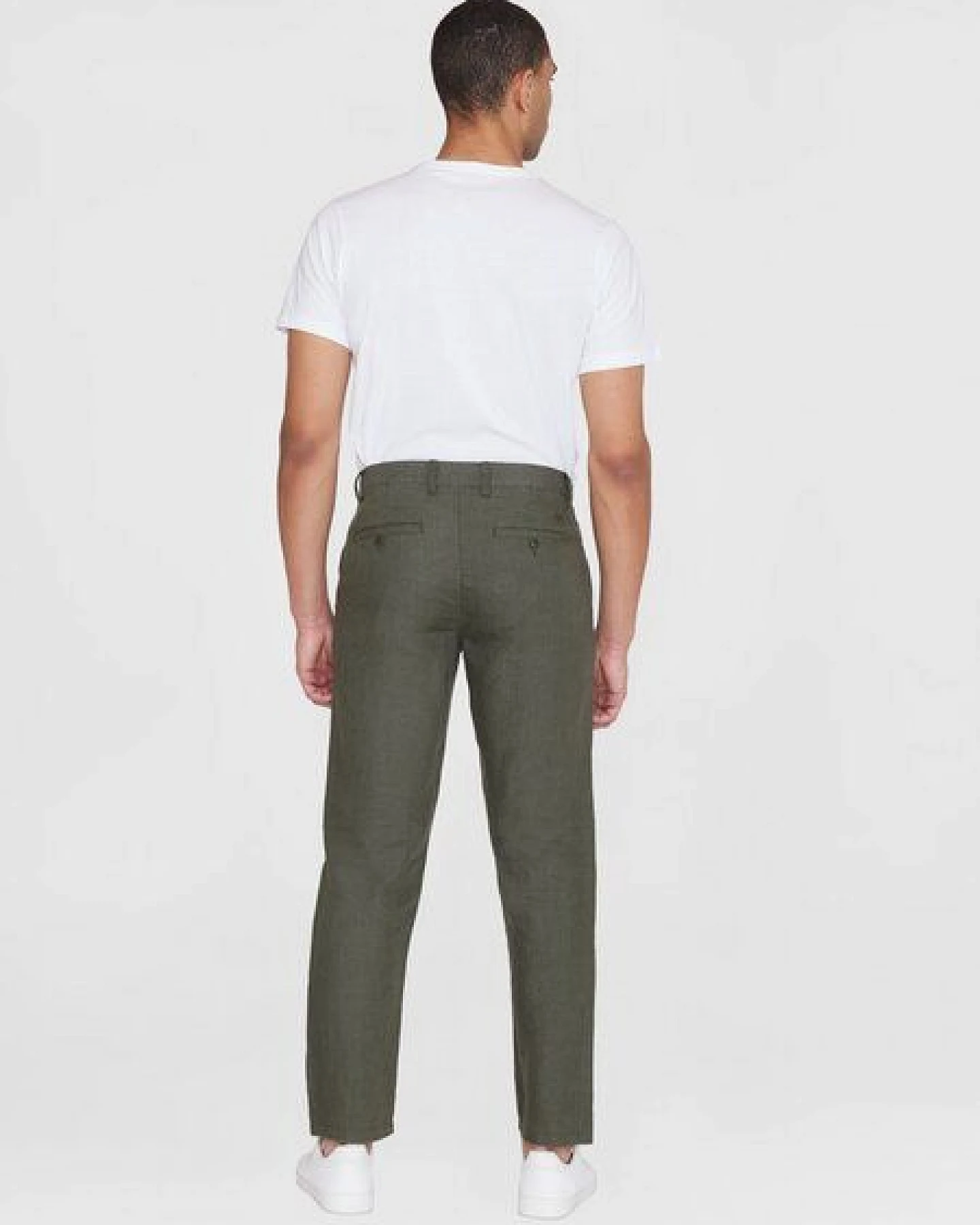 KnowledgeCotton Apparel Chinohose CHUCK aus Bio-Leinen – Ansicht 3