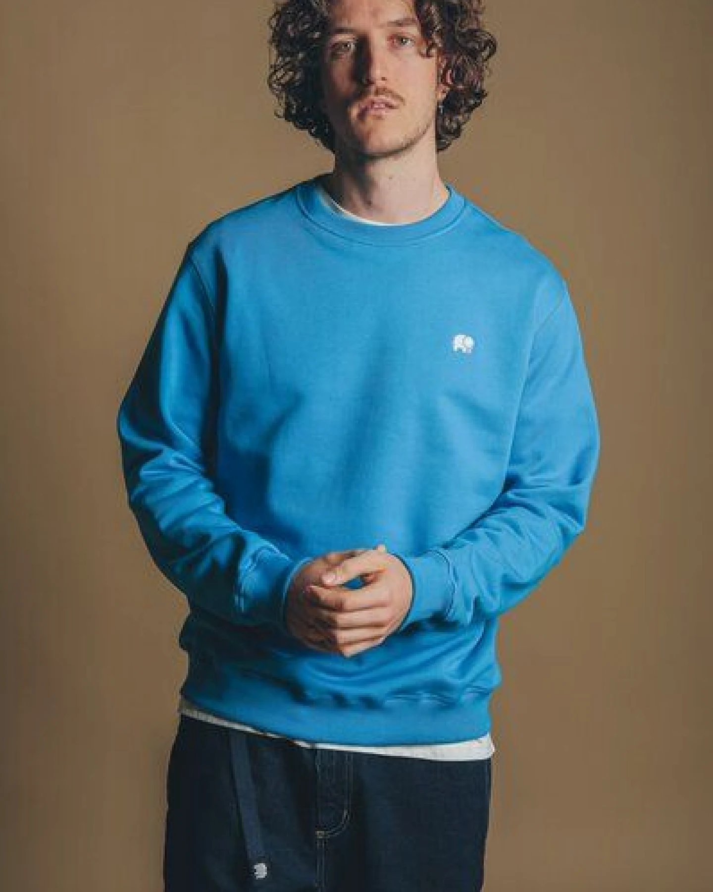 Trendsplant Essential Midweight Sweatshirt Mediterranian Blue – Ansicht 2