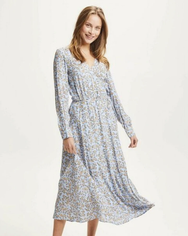 KnowledgeCotton Apparel Wickelkleid FLOWER aus Lenzing EcoVero