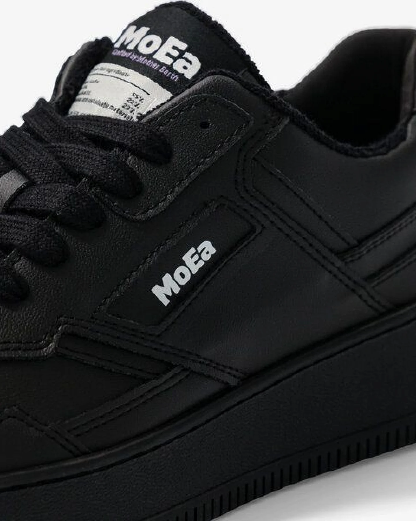 MoEa Sneakers GEN1 - Corn Full Black – Ansicht 4
