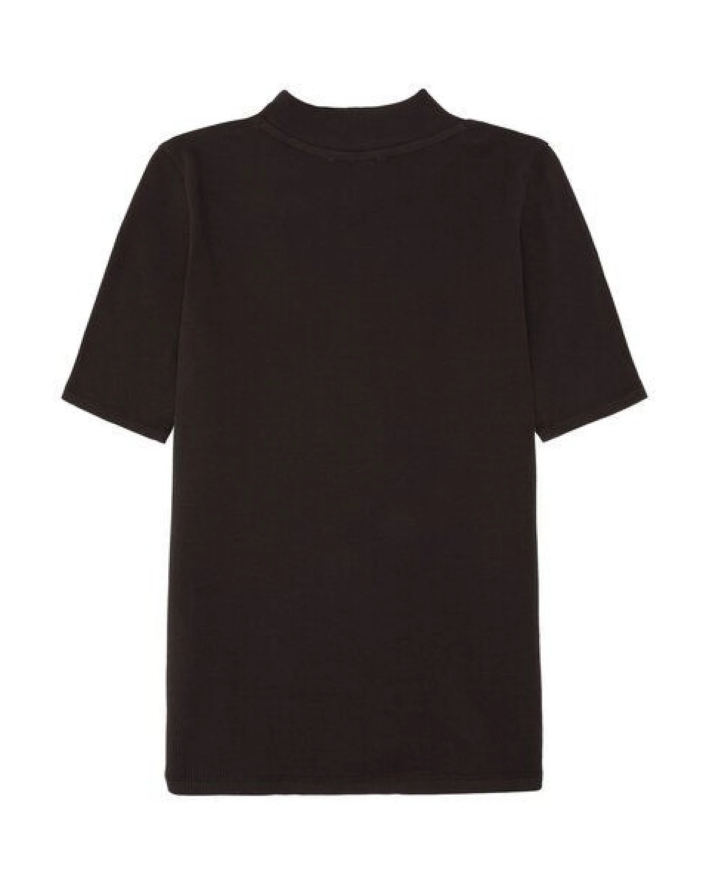 KnowledgeCotton Apparel Rib T-Shirt HIGH NECK aus Bio-Baumwolle ROC/GOTS/Vegan – Ansicht 3