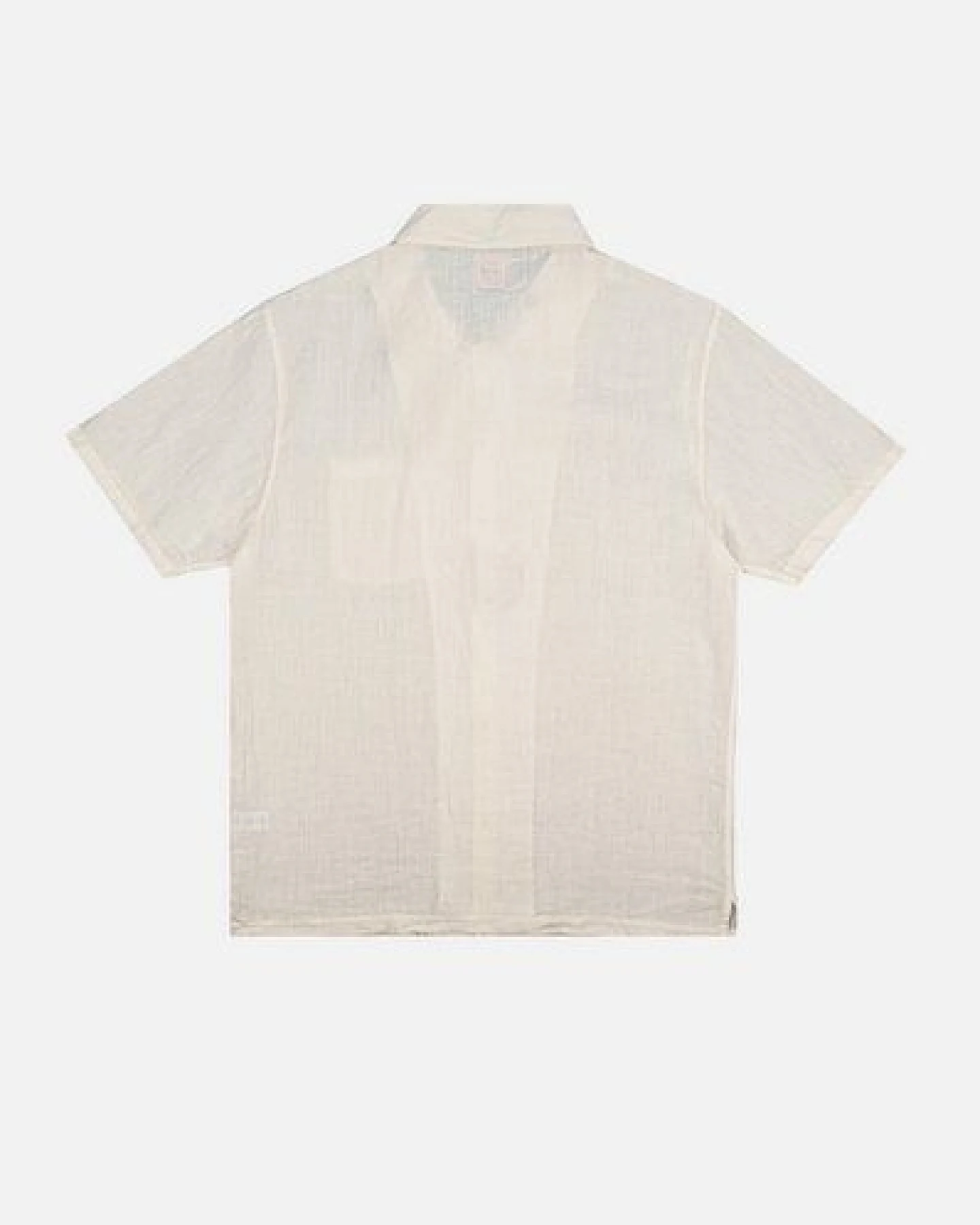 Trendsplant San Miguel Linen S/S Camp Shirt Foam White – Ansicht 3