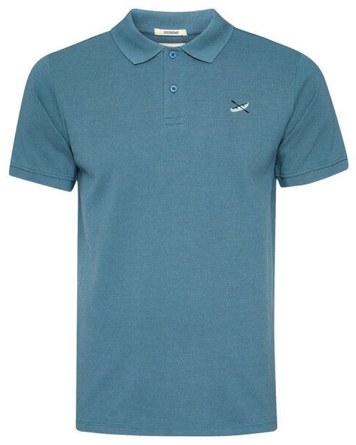 GREENBOMB Polo-Shirt Canoe Cross Strike Tidal Blue