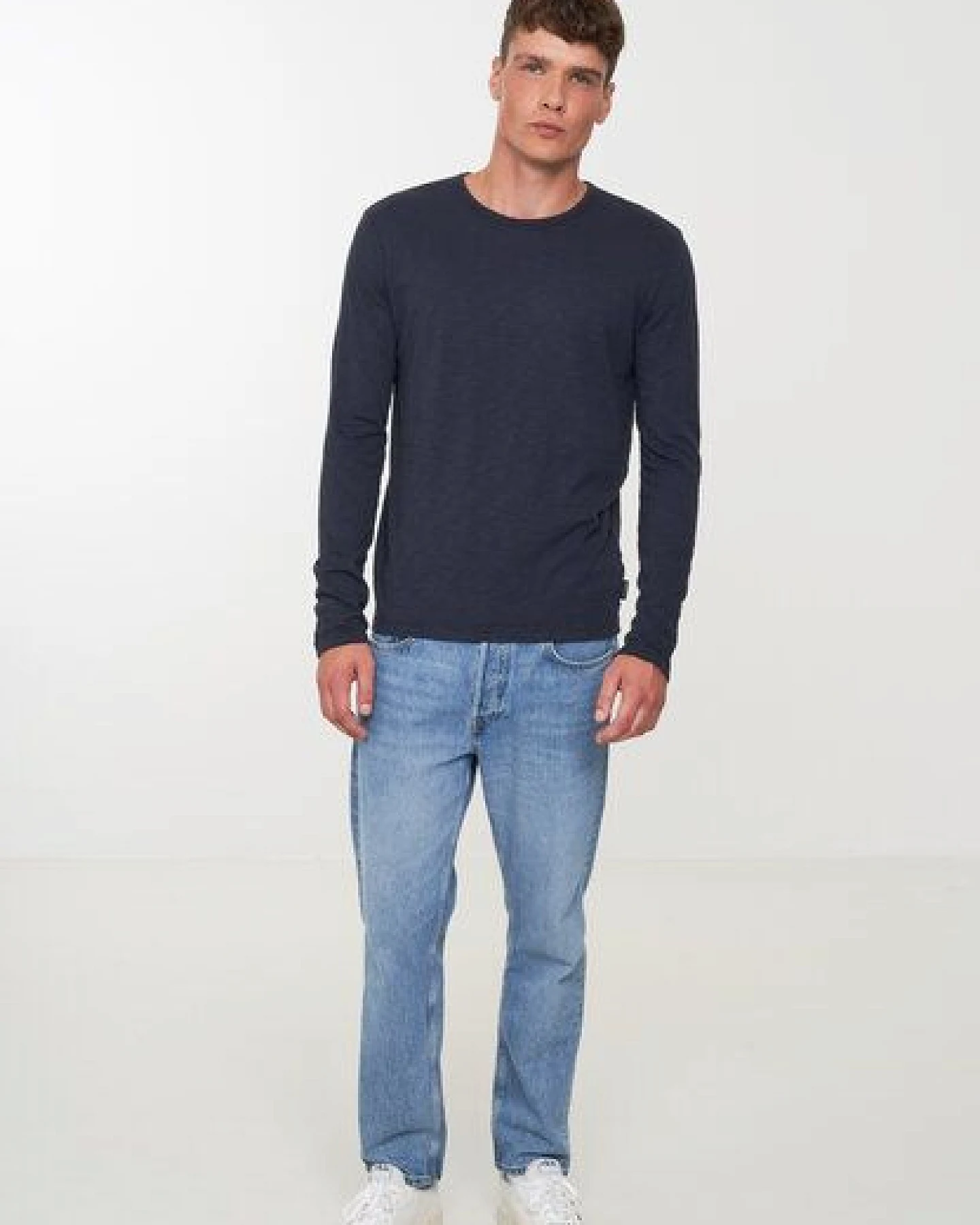 Herren Slub Longsleeve aus Bio-Baumwolle - MACA - recolution – Ansicht 3