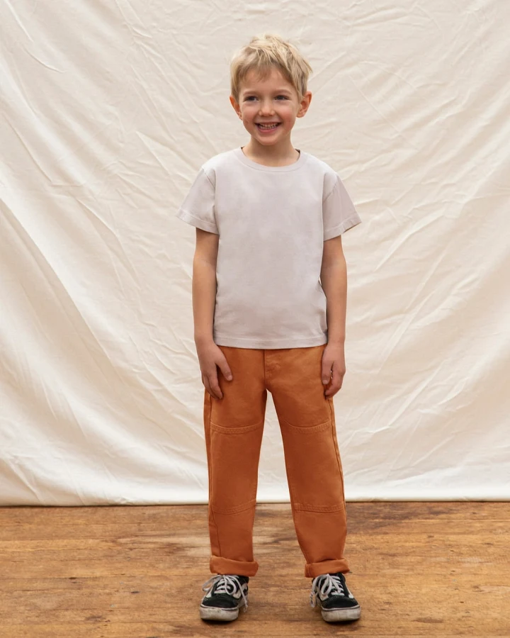 MATONA unisex vegan Hose Denim Copper Orange