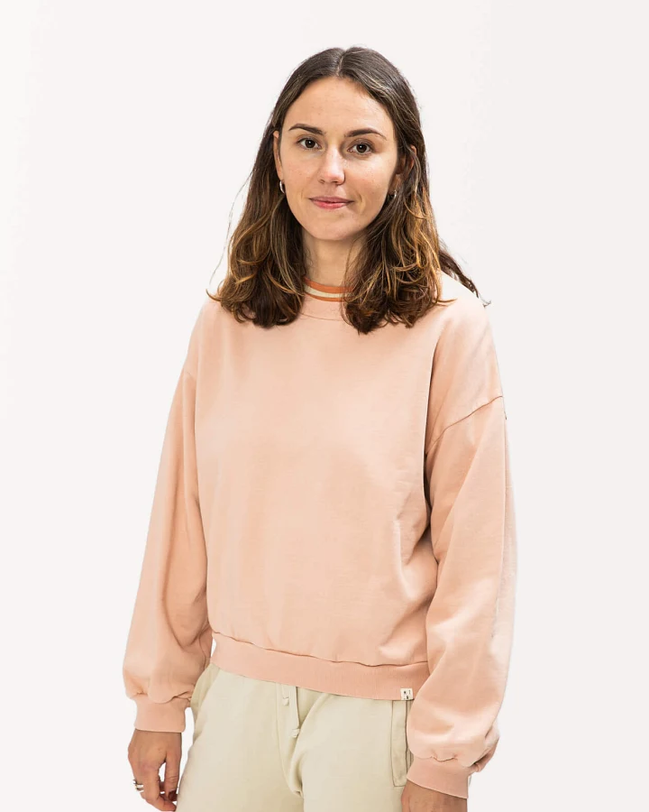 MATONA Damen vegan Sweatshirt Hellrosa Rosa