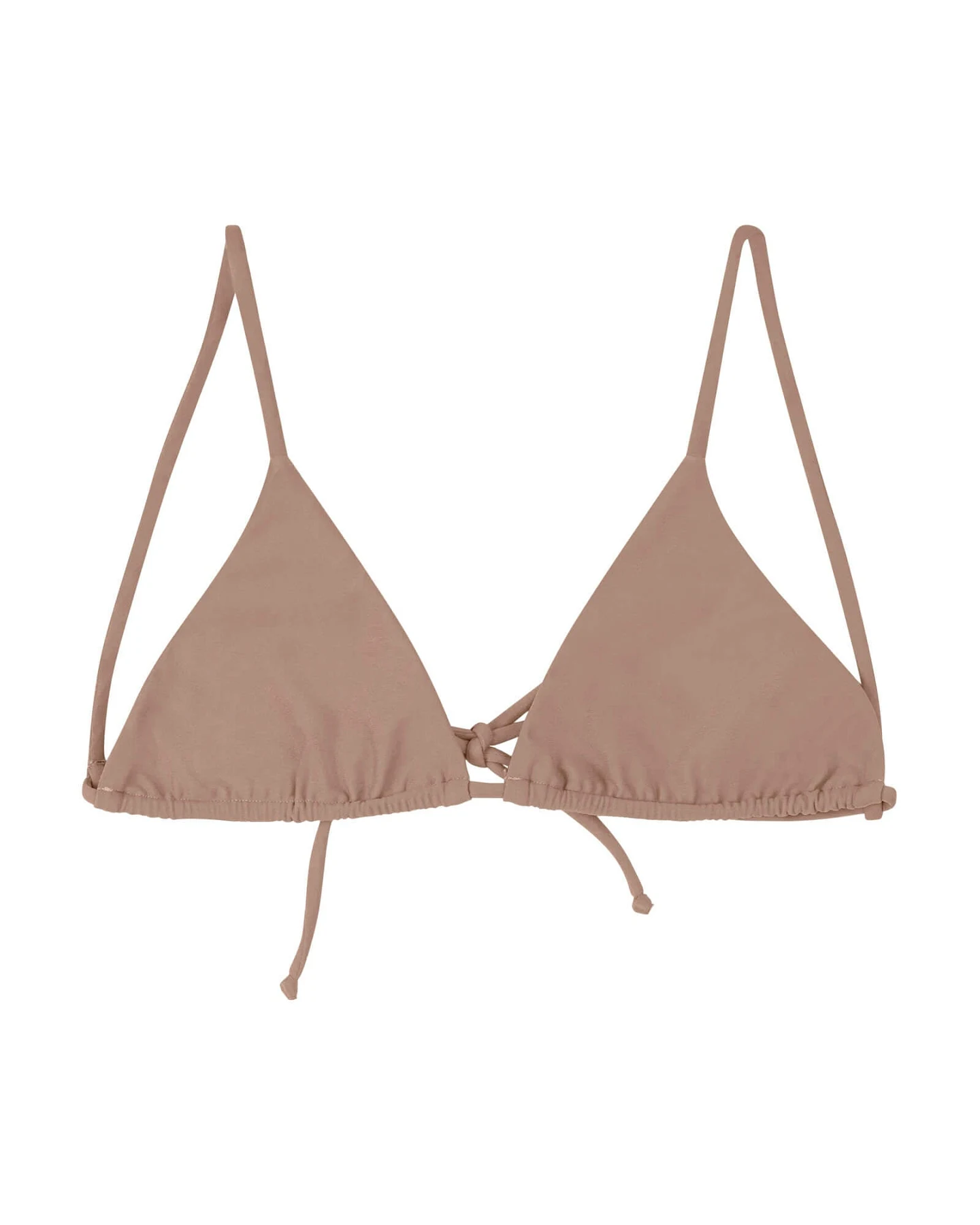 MATONA Damen vegan Triangel-Bikinioberteil Taupe – Ansicht 2