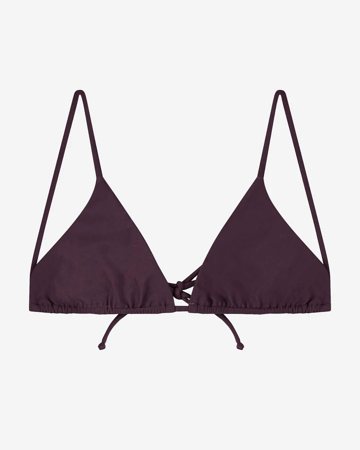 MATONA Damen vegan Bikinioberteil Triangle Aubergine