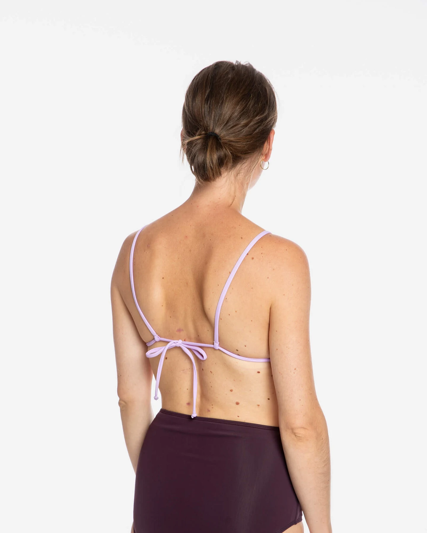 MATONA Damen vegan Bikini-Oberteil Triangle Lilac – Ansicht 2