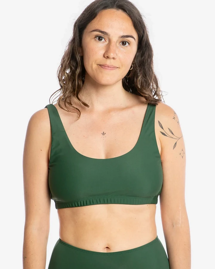 MATONA Damen vegan Bikinioberteil Surf Basil